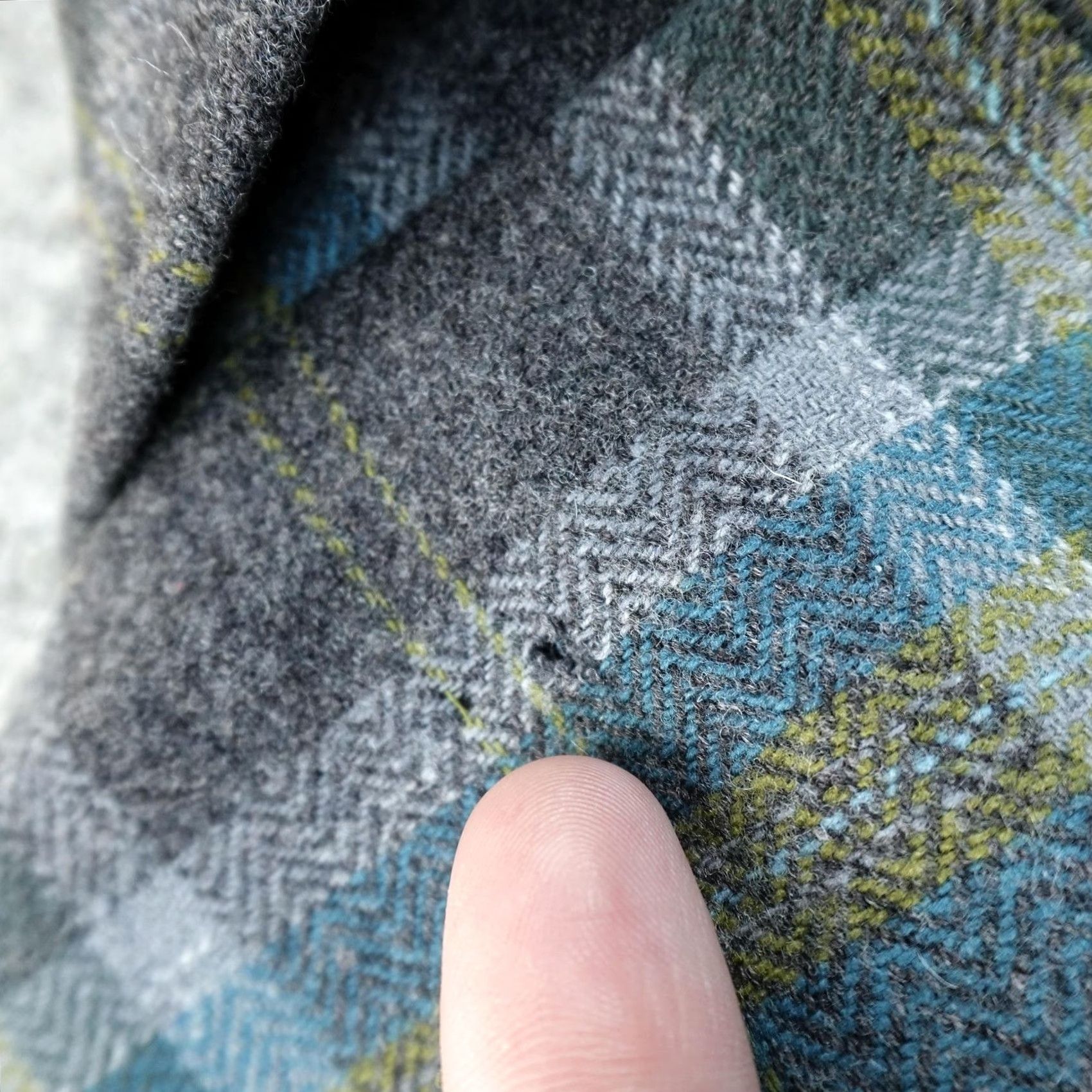 Pendleton Pendleton Jacket Womens M Gray Plaid Wool Full Zip Coat Outdoor Blazer Size M / US 6-8 / IT 42-44 - 6 Thumbnail