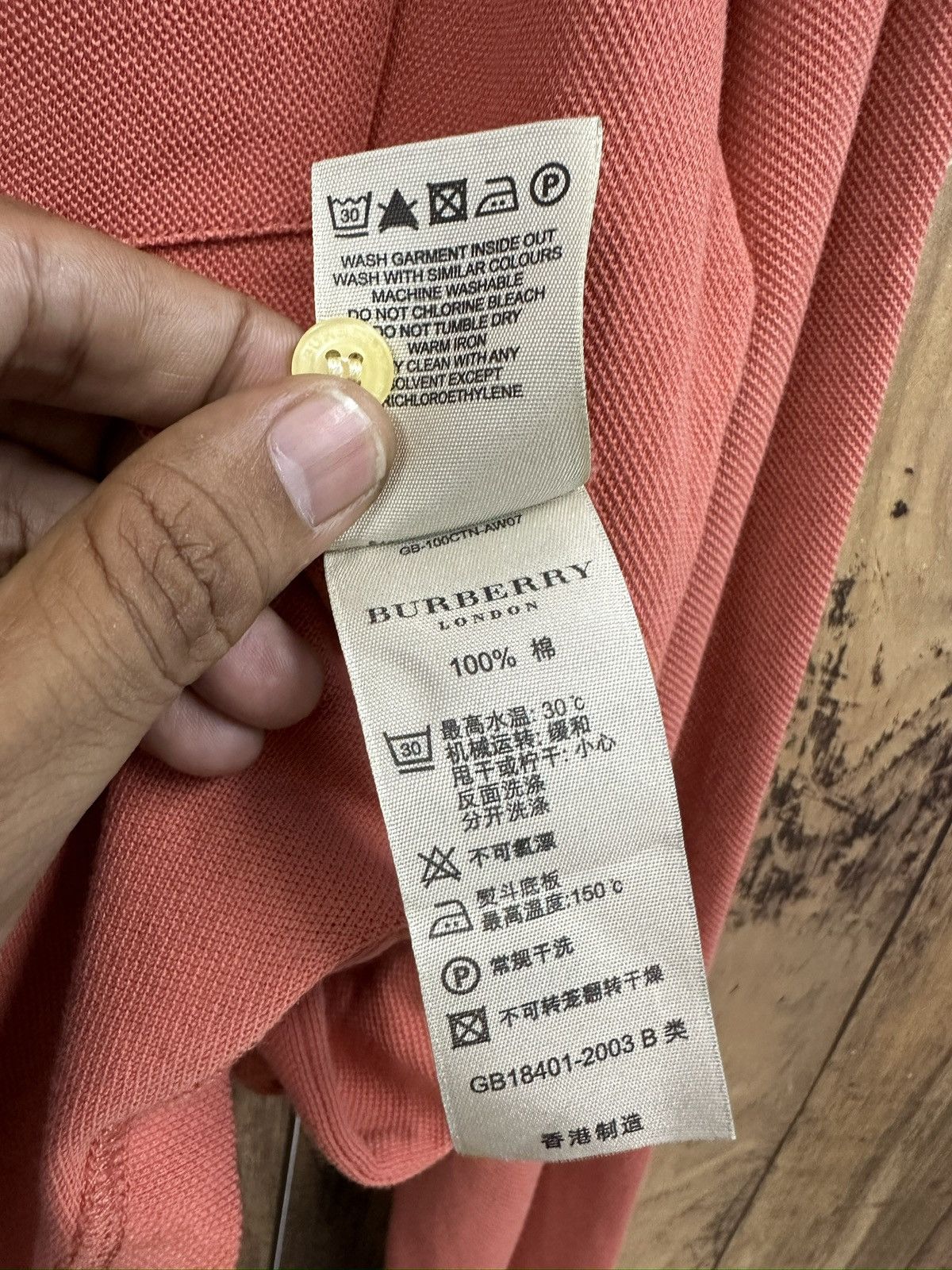 Burberry Burberry London Novacheck Longsleeve Polo Shirt A258 Size US S / EU 44-46 / 1 - 11 Thumbnail