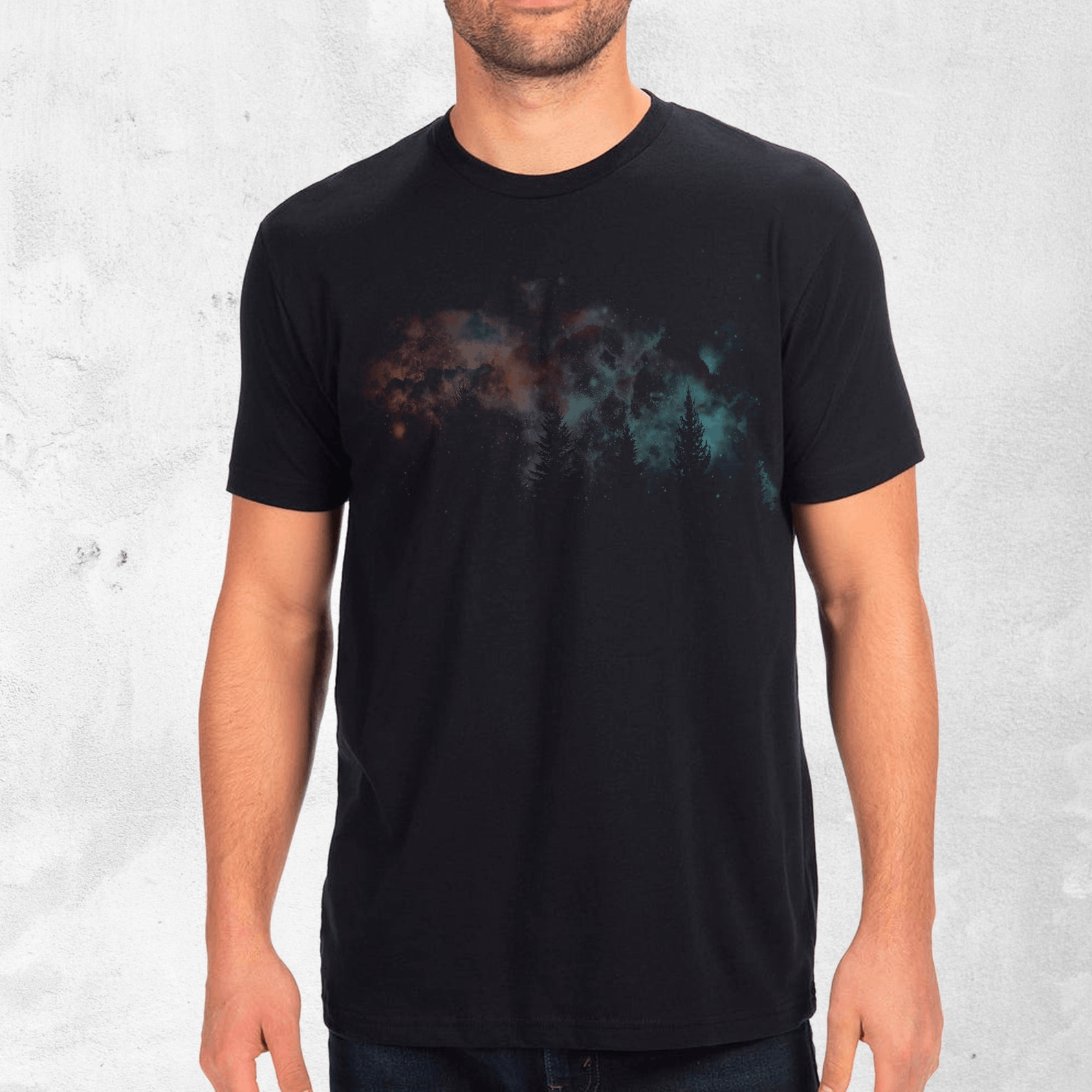 Designer × Vintage Men's Outer Space Fade T-Shirt Size US M / EU 48-50 / 2 - 2 Thumbnail