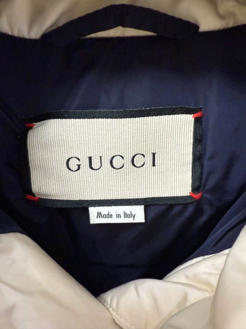 Gucci Gucci String Logo White Down Jacket 2503-Nextarrow Size XS / US 0-2 / IT 36-38 - 2 Thumbnail