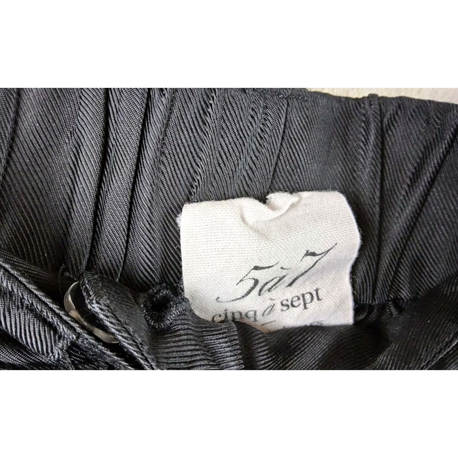 Cinq a Sept Cinq A Sept Jogger Pants Women's XXS Black SilkY Hosiery? Size 24" / US 00 / IT 34 - 5 Thumbnail