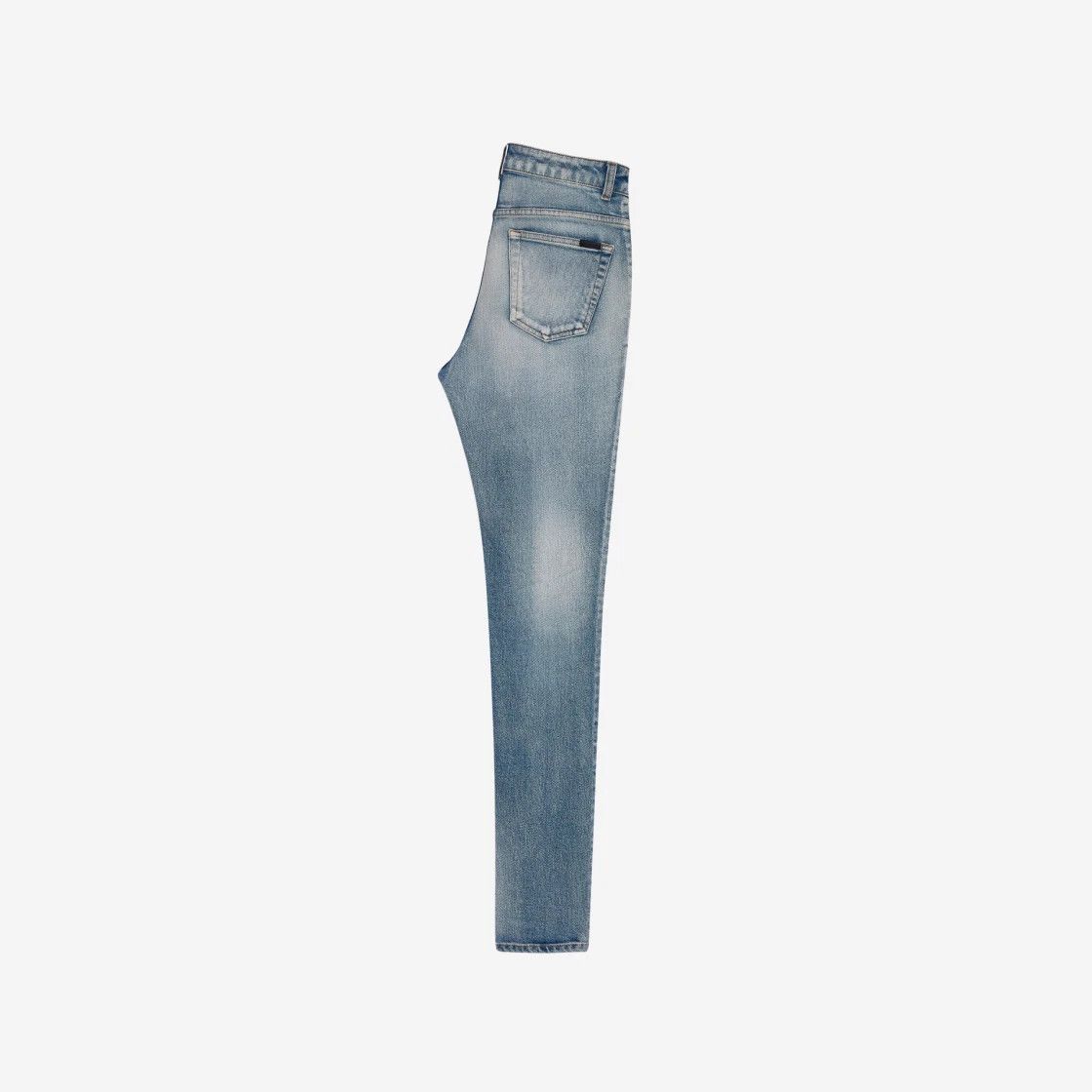 Saint Laurent Paris o1s1wg111124 Skinny-Fit Jeans in Denim in Bright Blue Size 32" / US 10 / IT 46 - 2 Thumbnail