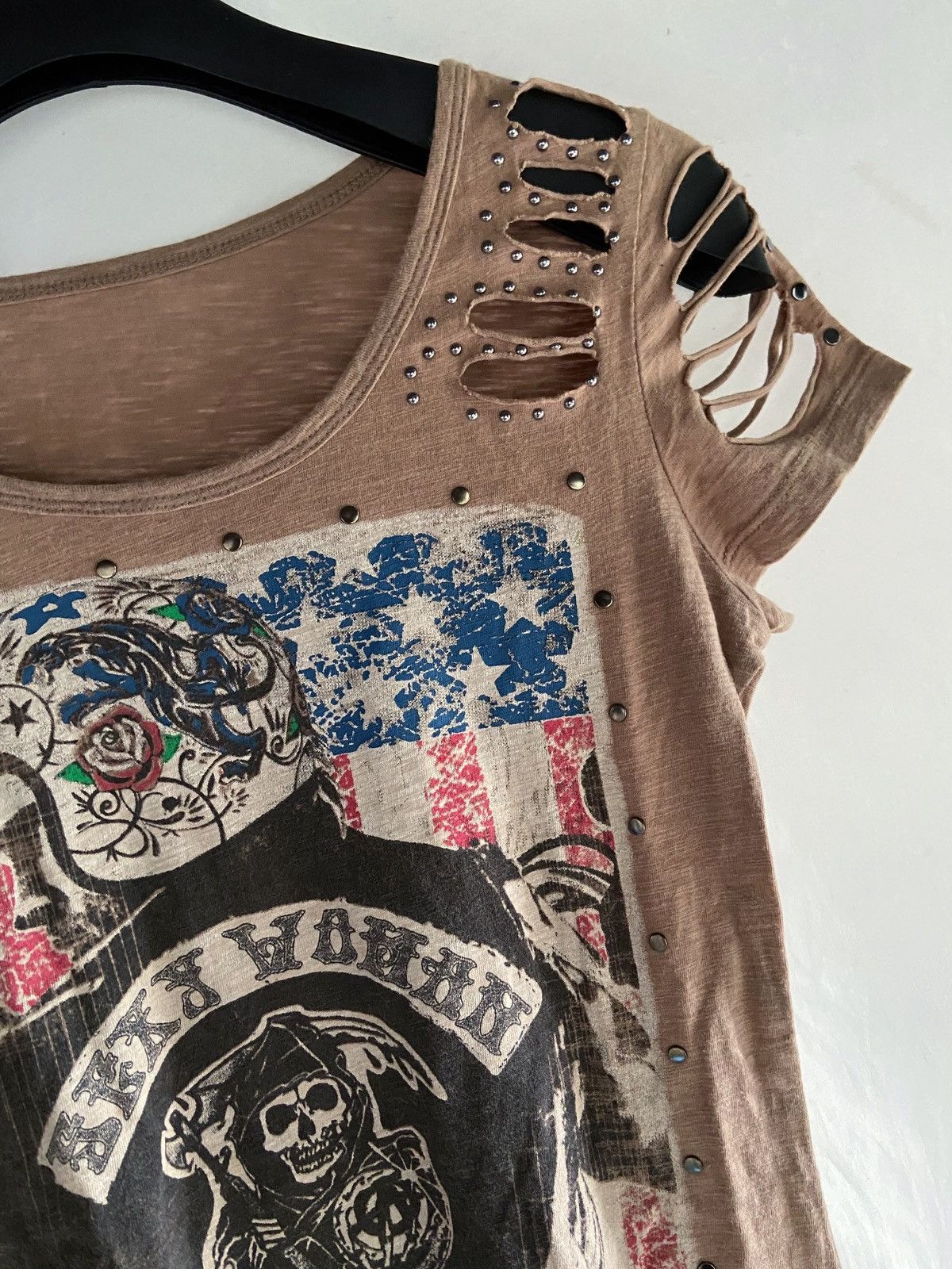 Japanese Brand JAPANESE PUNK DEVIL SKULL TEE Size US S / EU 44-46 / 1 - 3 Thumbnail
