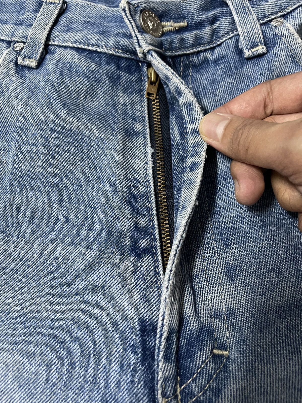 Versace × Versace Jeans Couture × Vintage Vintage Versace Jeans Couture Denim Jeans Blue Size US 34 / EU 50 - 7 Thumbnail