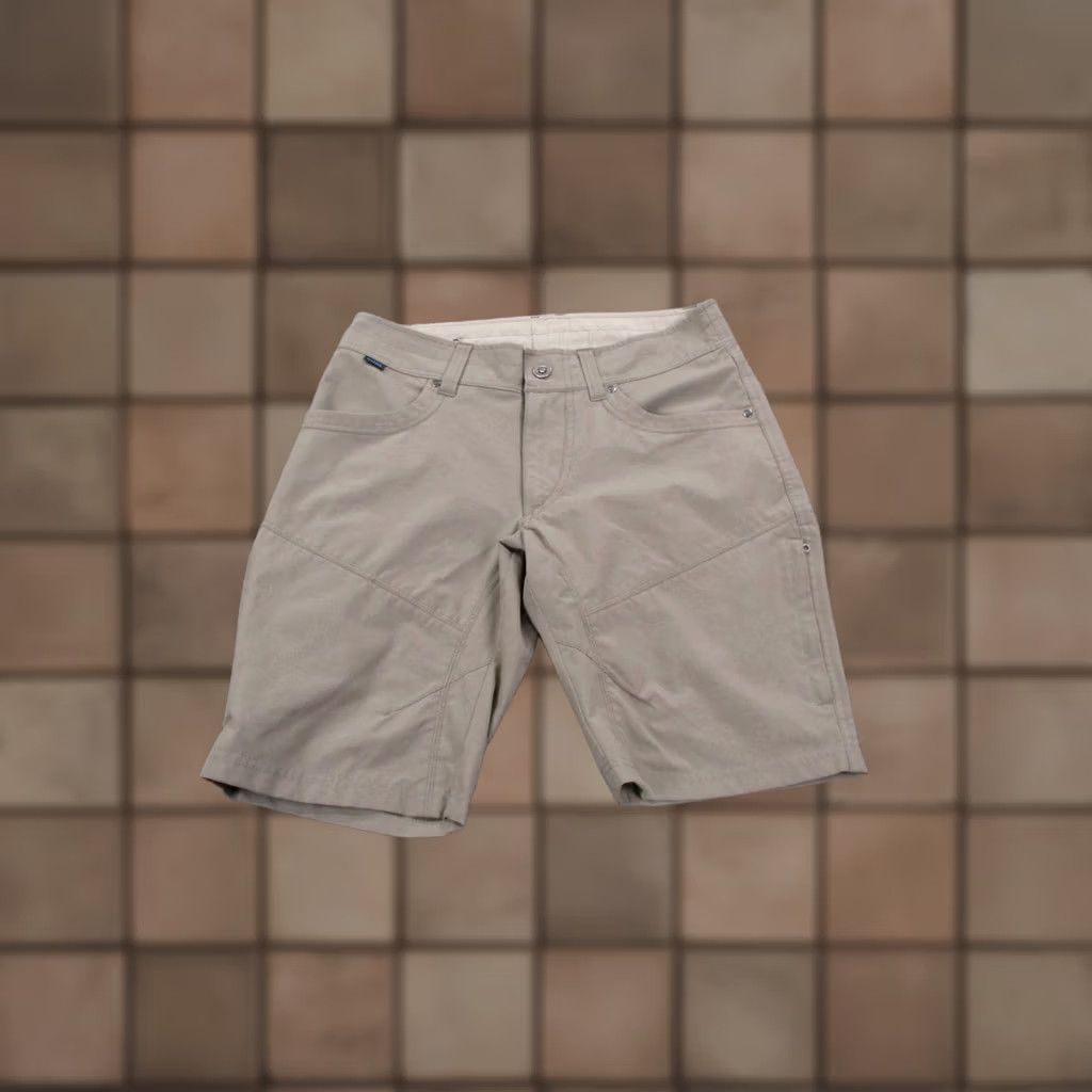 Vintage Kuhl Shorts Mens 30 Beige Utility Hiking Workwear Outdoor Climbing Hiking Shorts Beige Pocket Pockets 30 Mens Size US 30 / EU 46 - 1 Thumbnail