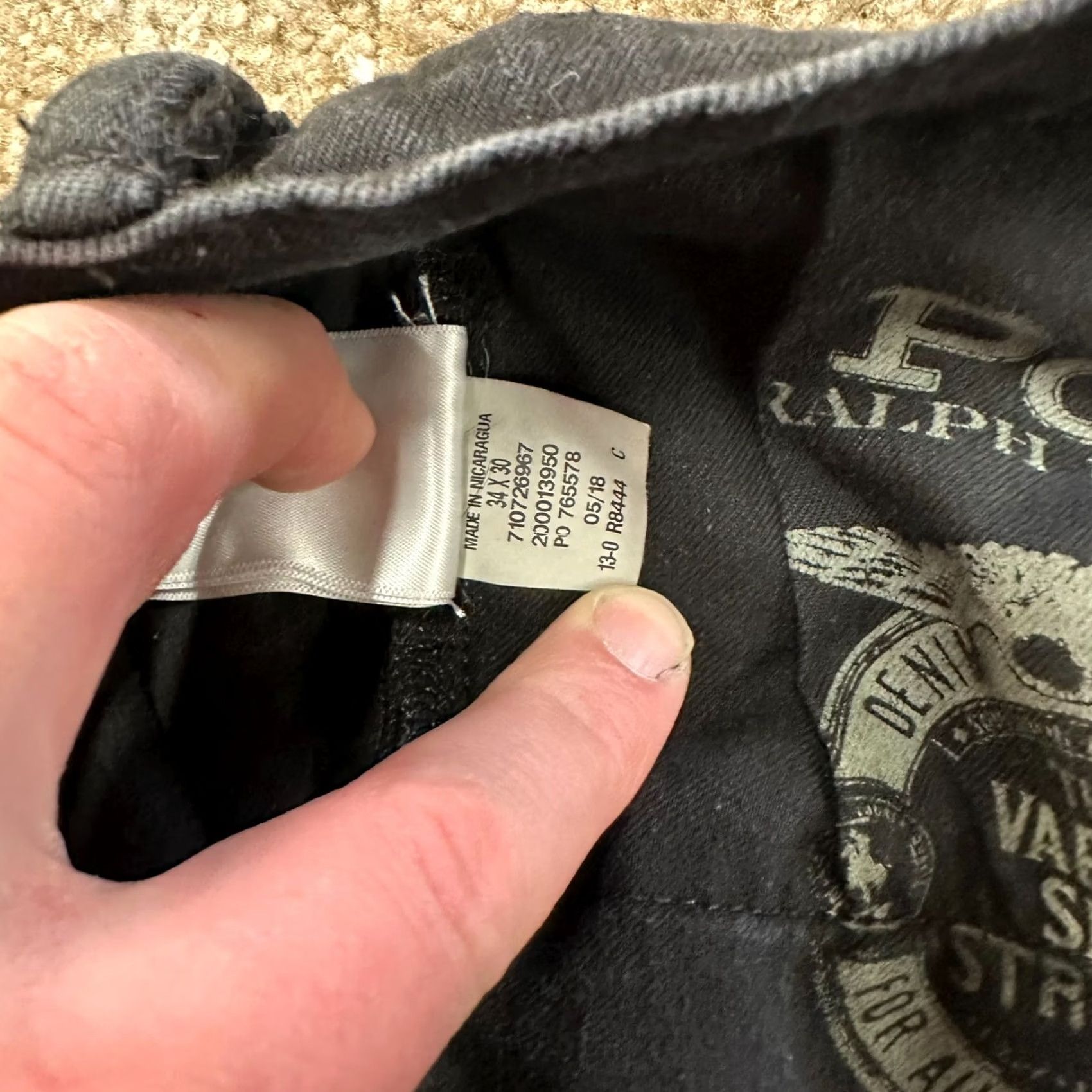 Polo Ralph Lauren Polo Ralph Lauren Varick Slim Straight Jeans Mens 34x30 Black Denim Straight Jeans Mens 34 Black Denim Size US S / EU 44-46 / 1 - 6 Thumbnail