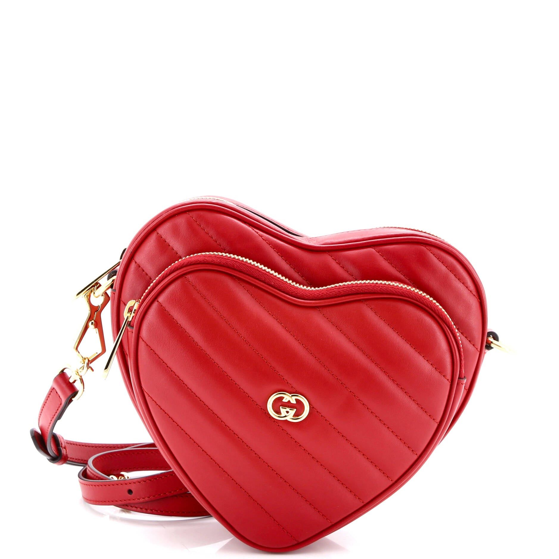 Gucci Interlocking G Heart Shoulder Bag Size ONE SIZE - 1 Thumbnail
