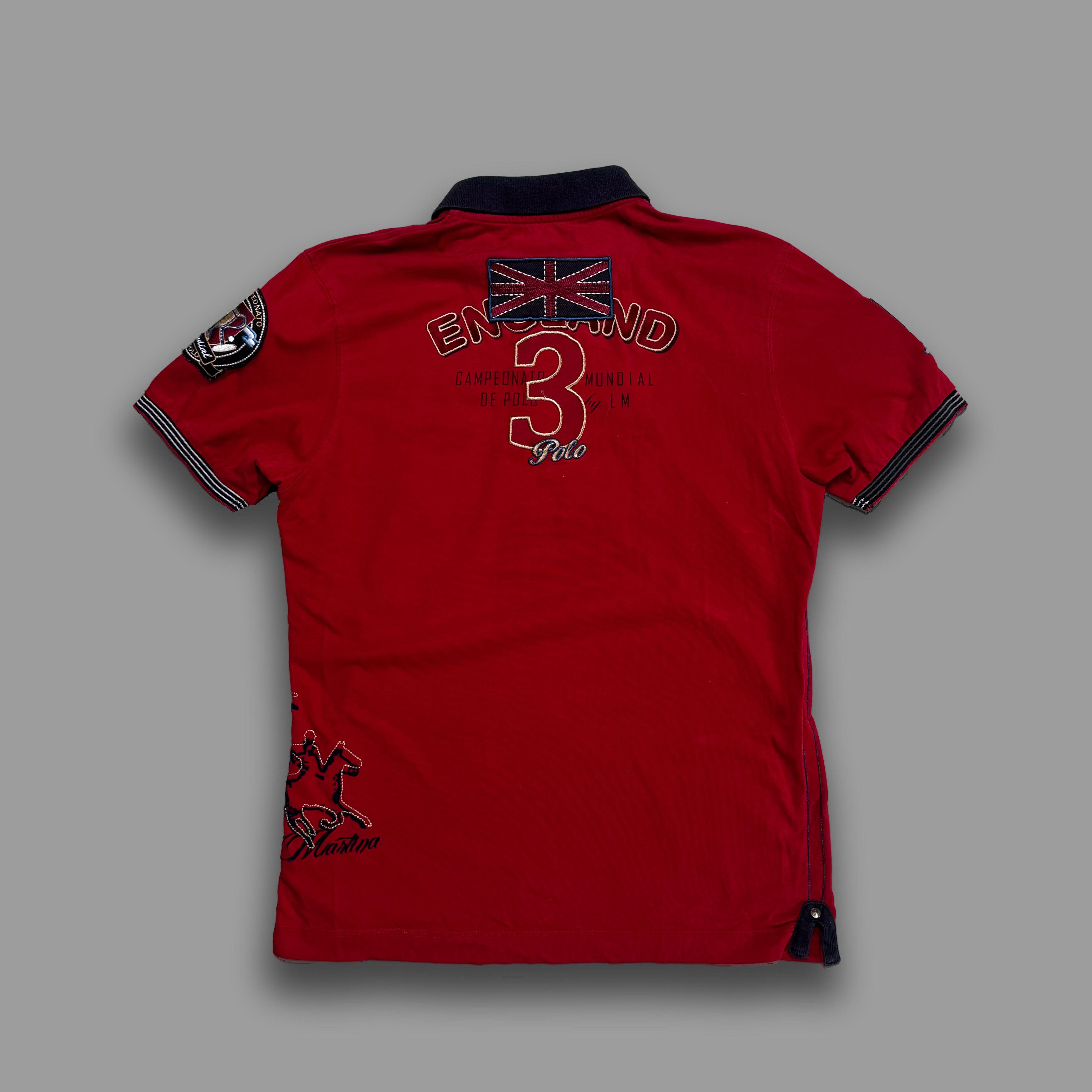 La Martina × Polo Ralph Lauren × Vintage LA MARTINA ENGLAND POLO TEAM CHIEF KEEF STYLE POLOS SHIRT Size US L / EU 52-54 / 3 - 2 Thumbnail