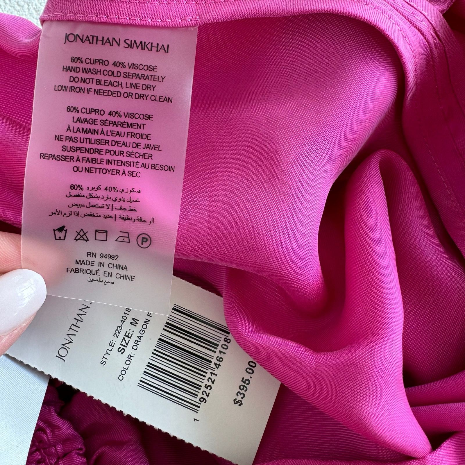 Jonathan Simkhai Jonathan Simkhai Wide-Leg front Slit Pants NEW Size 27" / US 4 / IT 40 - 5 Thumbnail