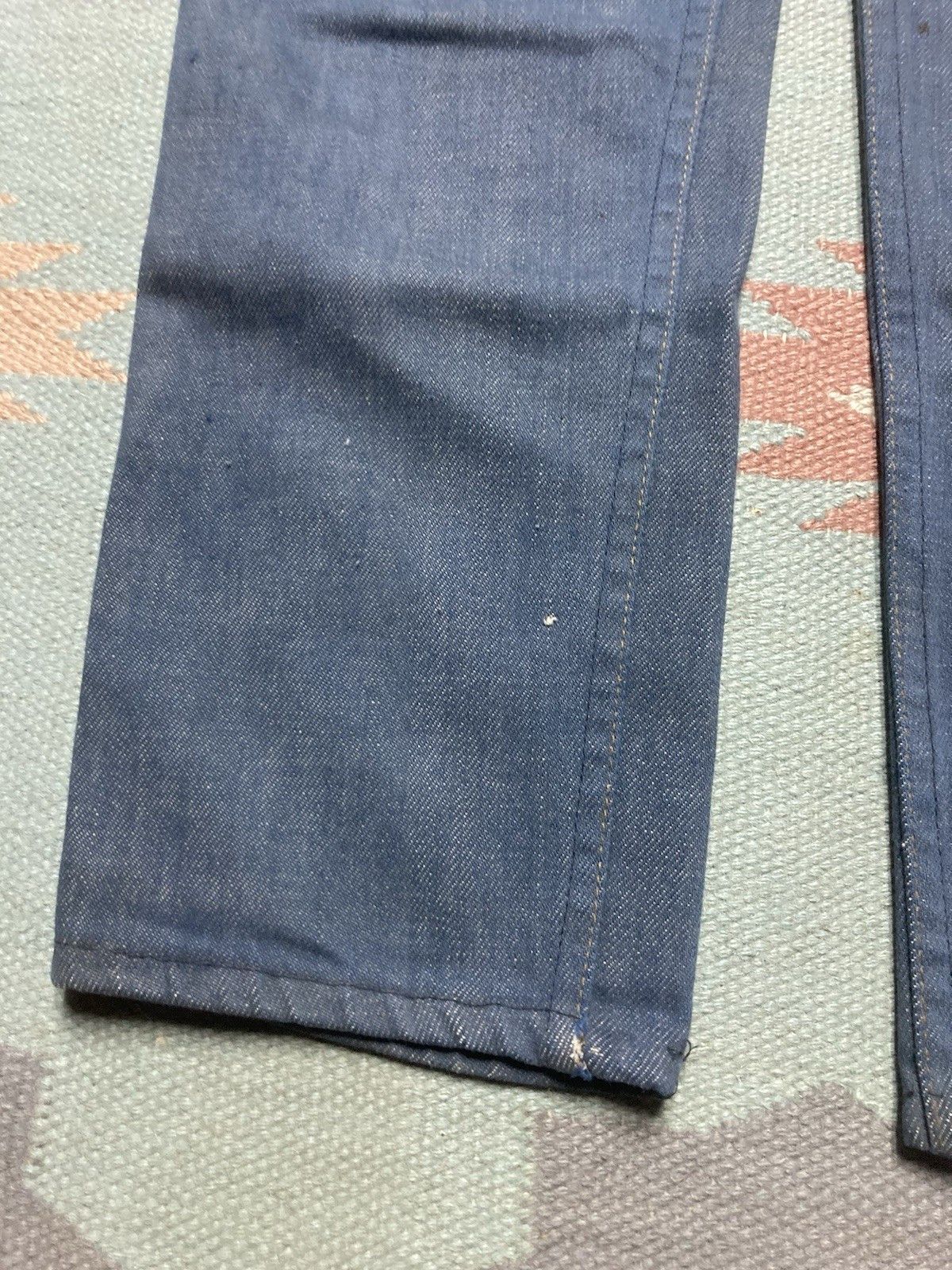 Vintage 70s denim jeans Ranchcraft JCPenney dark straight leg 28x28 Size US 28 / EU 44 - 2 Thumbnail