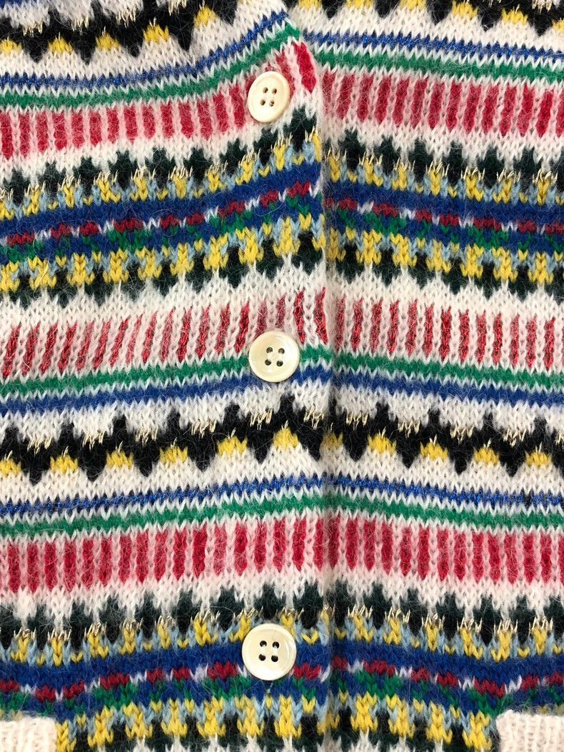 Saint Laurent Paris saint laurent colorful knit cardigan xs-2507 Size US XS / EU 42 / 0 - 3 Thumbnail