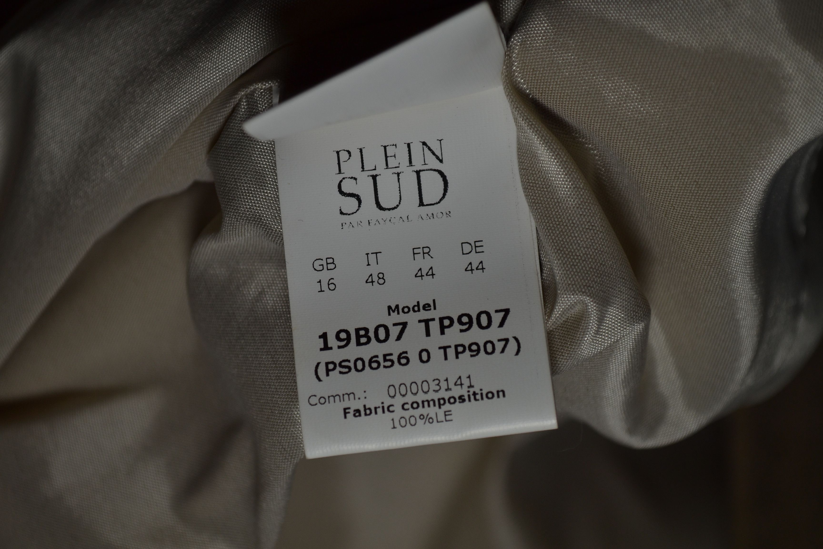 plein sud Plein Sud Faycal Amor Golden Tie Leather Jacket Moto 48 IT Size XL / US 12-14 / IT 48-50 - 12 Thumbnail
