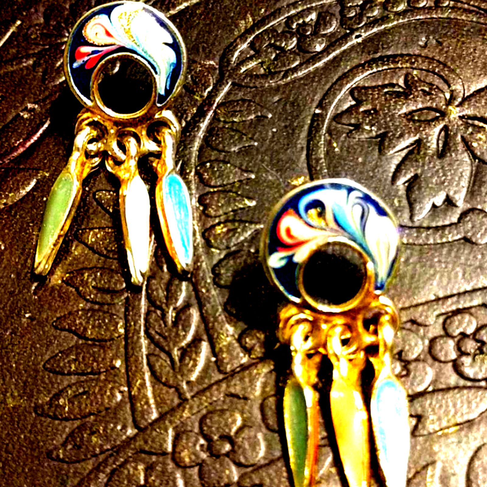 Vintage Exquisitely Beautiful Dreamcatcher Earrings Size ONE SIZE - 1 Preview