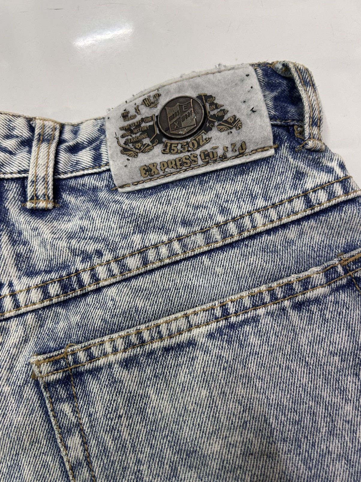 Japanese Brand × Vintage 💥Vintage Japanese Denim Mud Wash Ripped Jeans Size US 27 - 20 Thumbnail