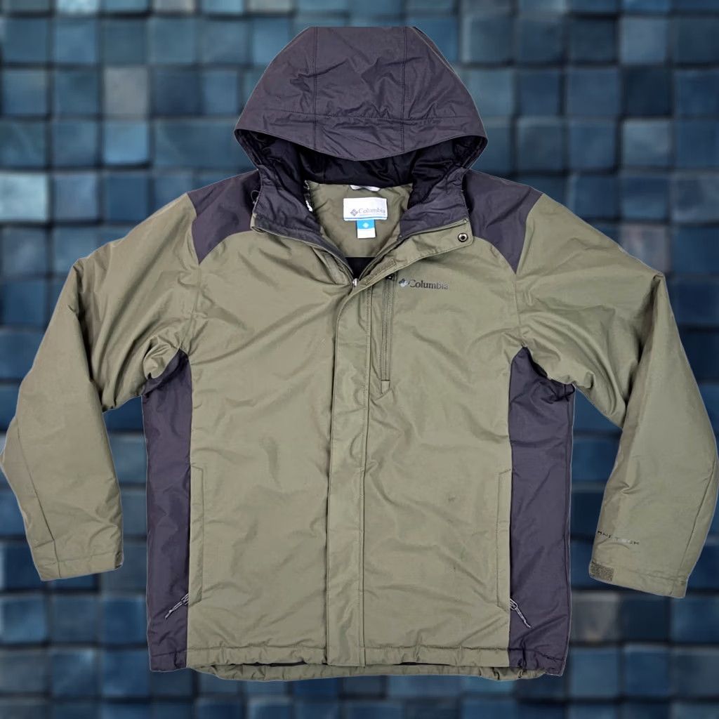 Vintage Columbia Tipton Peak Omni-Tech Reflective Insulated Jacket Men XL Olive Green Jacket Size US XL / EU 56 / 4 - 1 Thumbnail