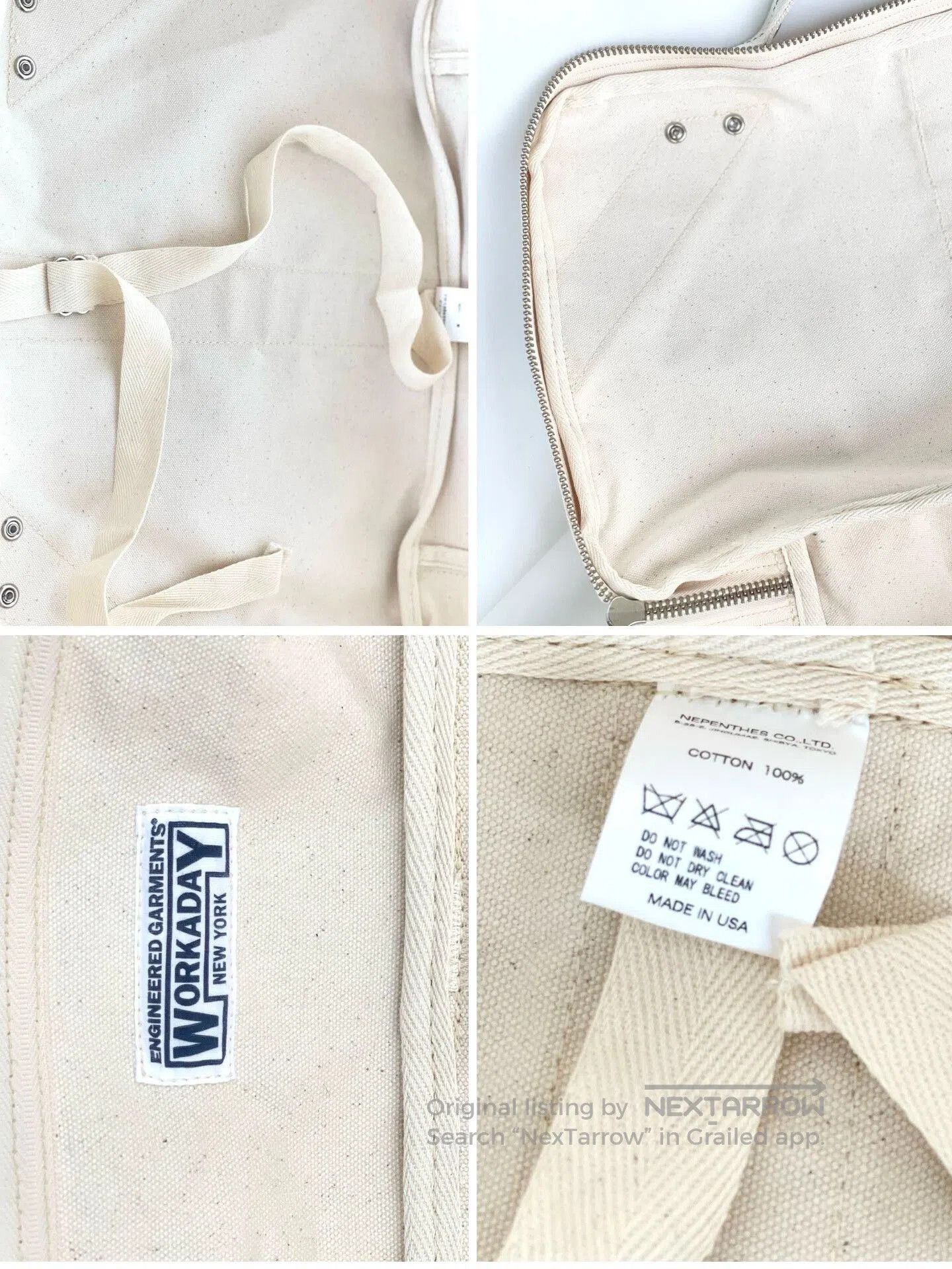 Engineered Garments Engineered Garments Canvas Travel Bag. Size ONE SIZE - 8 Thumbnail