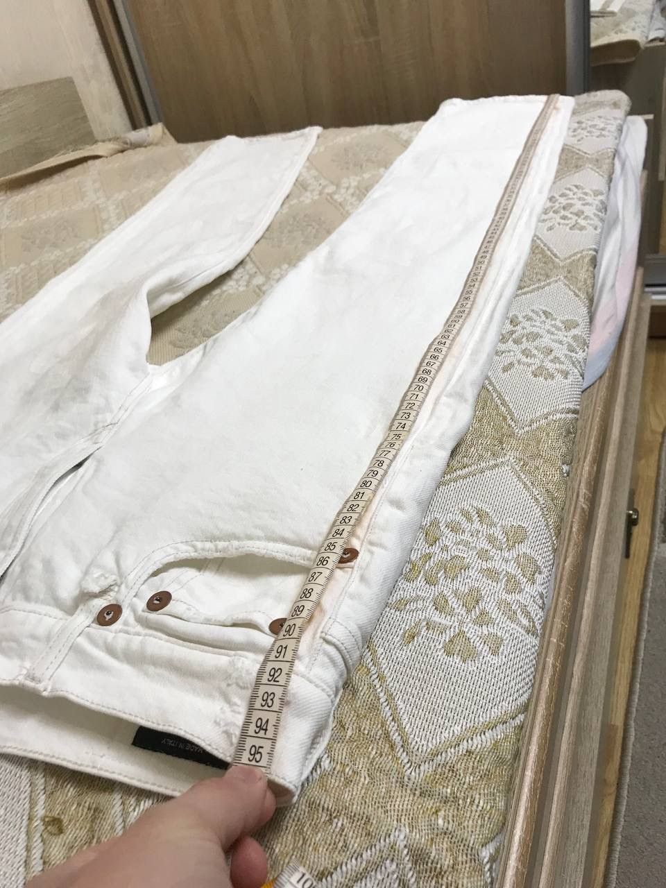 R13 🔥 R13 SS25 Romeo Jean Aerin White Stretch Denim Pants Jeans Size 28" / US 6 / IT 42 - 20 Thumbnail