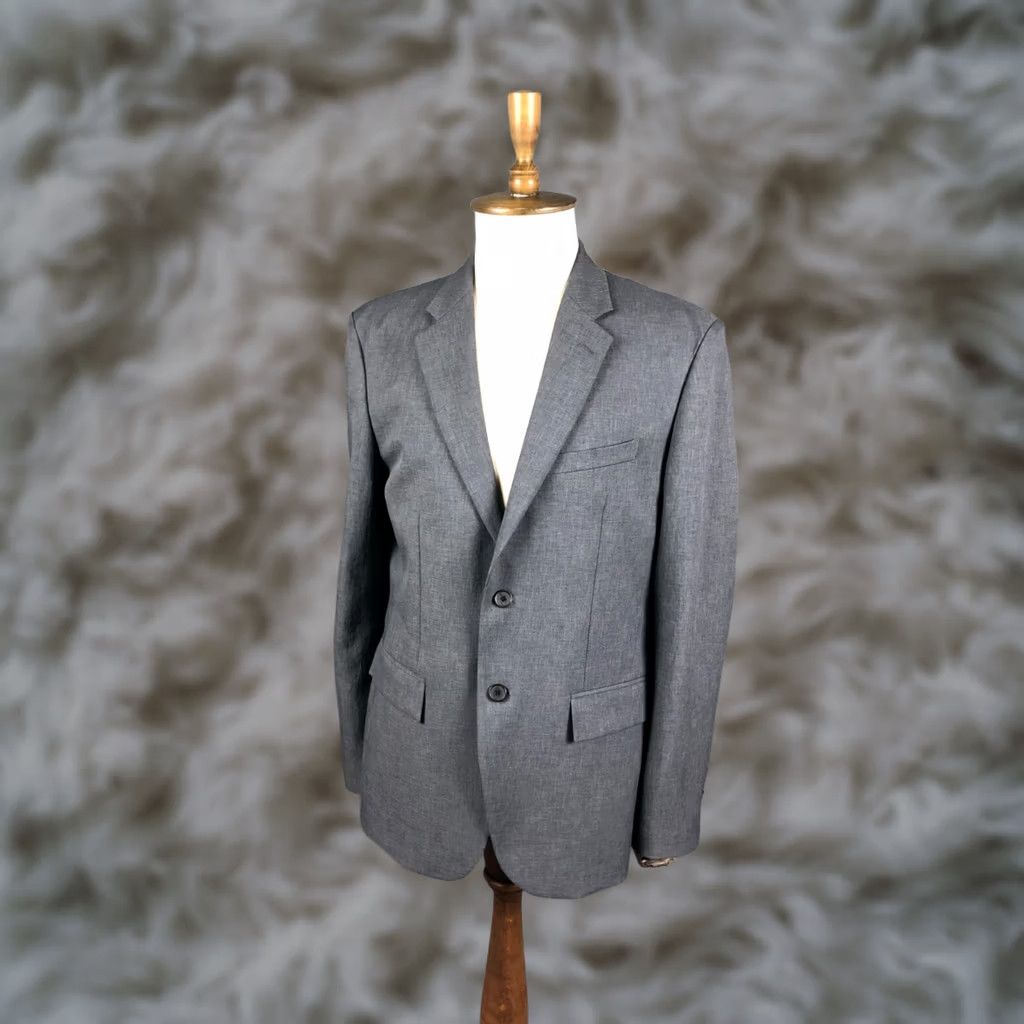 Vintage J.W. Anderson Blazer Polyester Gray Men Size L Size 42R - 1 Thumbnail