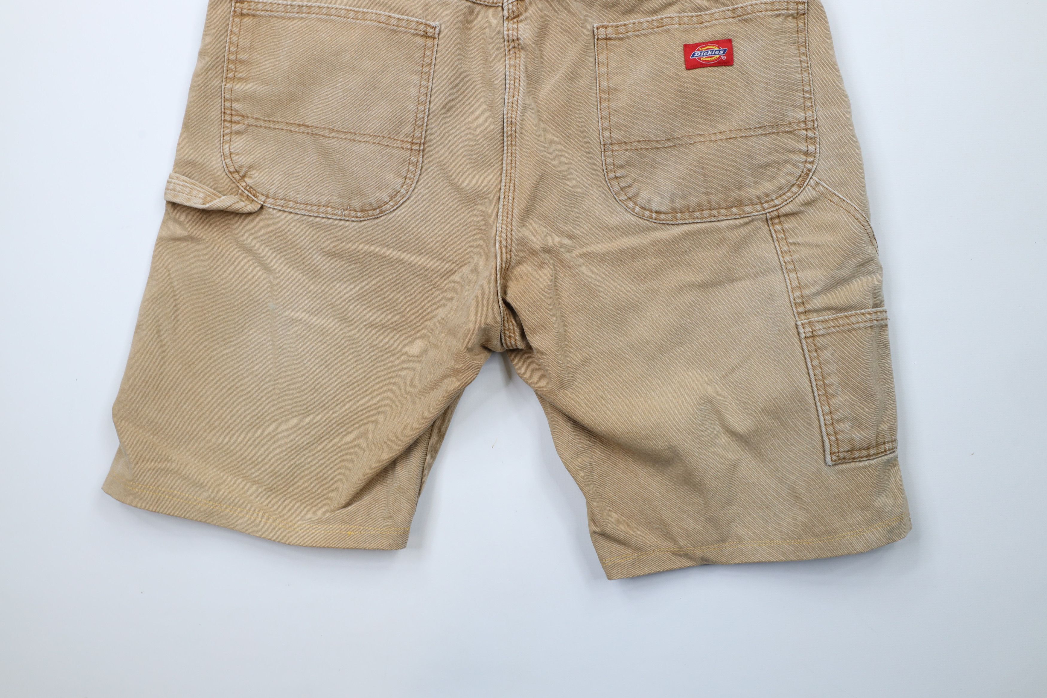 Dickies × Vintage Vintage Dickies Out Canvas Work Shorts Duck Brown Cotton Size US 36 / EU 52 - 13 Thumbnail