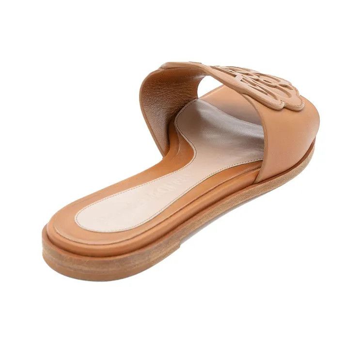 Alexander McQueen o1y0225 Slides in Brown Size US 8 / IT 38 - 3 Thumbnail