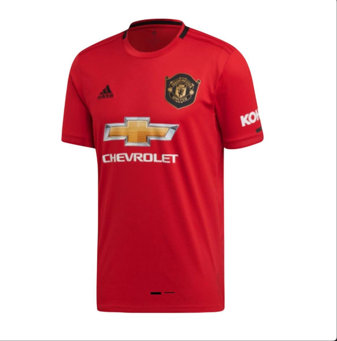 Adidas 2019/20 MANCHESTER UNITED HOME SOCCER JERSEY FOOTBALL SHIRT Size US S / EU 44-46 / 1 - 1 Thumbnail
