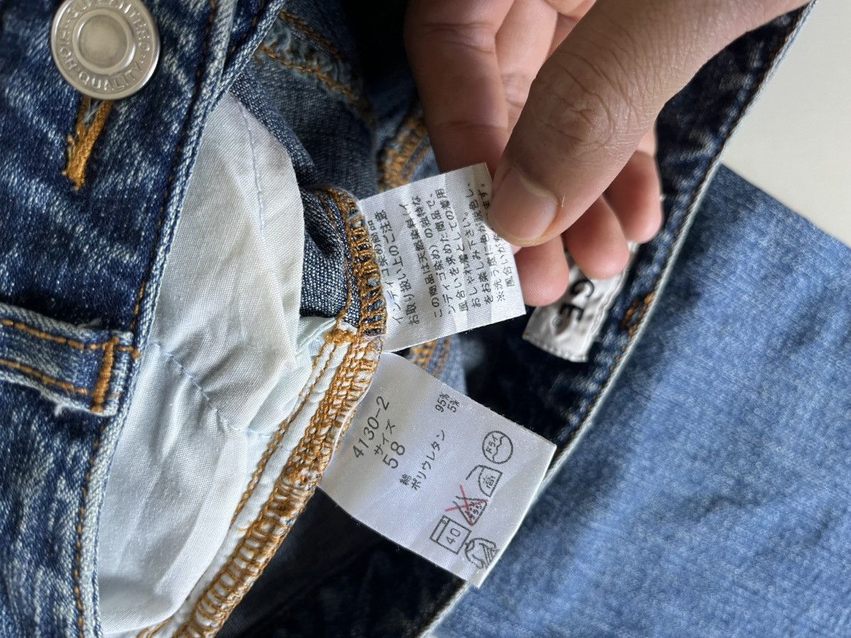 Japanese Brand Issey Miyake Inspired Image Japan Diamond Bootcut Jeans Size 28" / US 6 / IT 42 - 5 Thumbnail