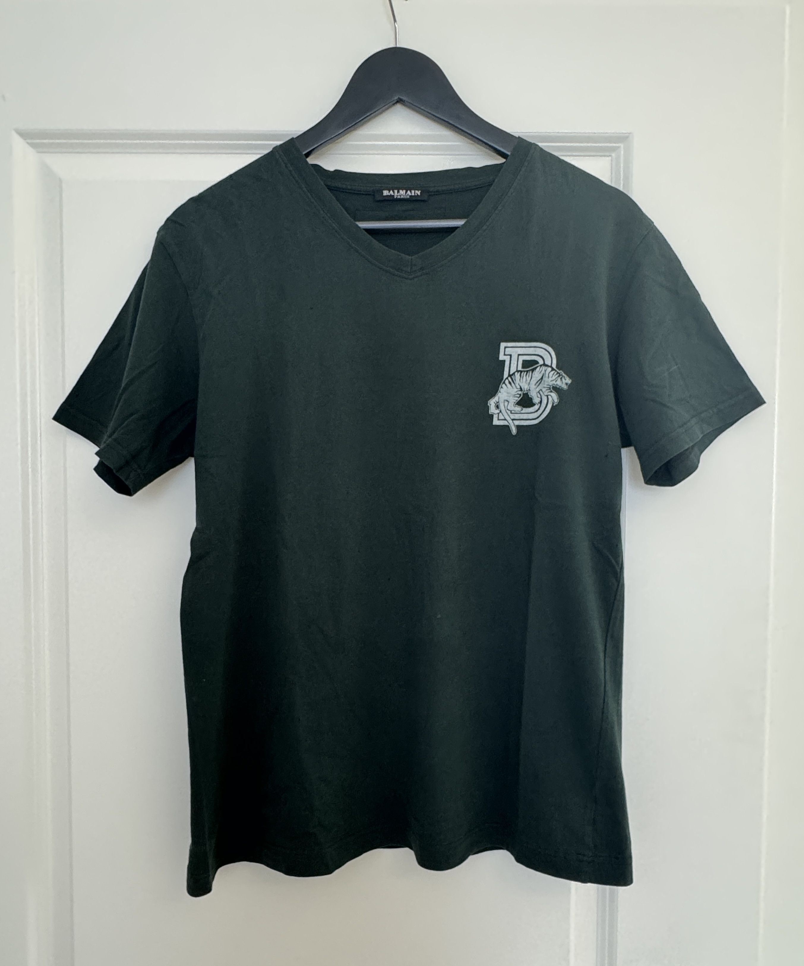 Balmain 2011 SS Balmain (Decarnin) green tshirt Size US M / EU 48-50 / 2 - 1 Thumbnail