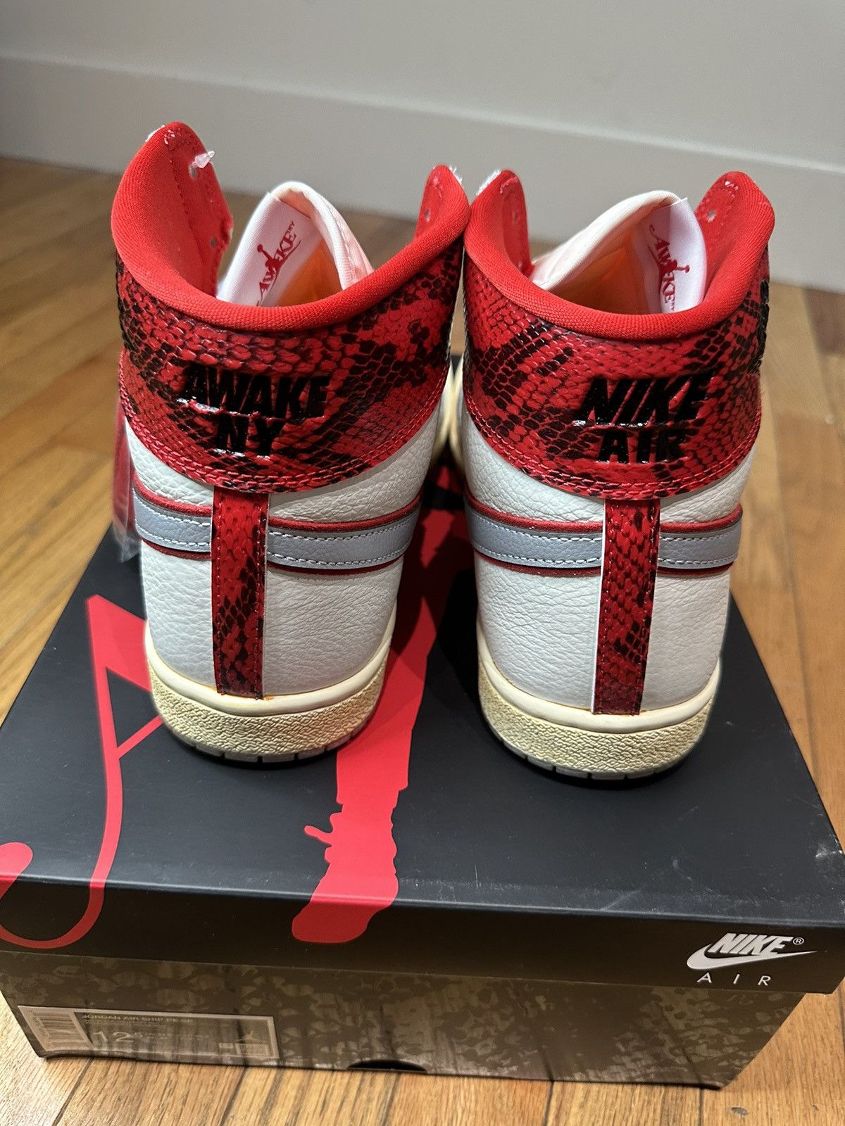 Awake NY x Jordan Air Ship PE SP University Red