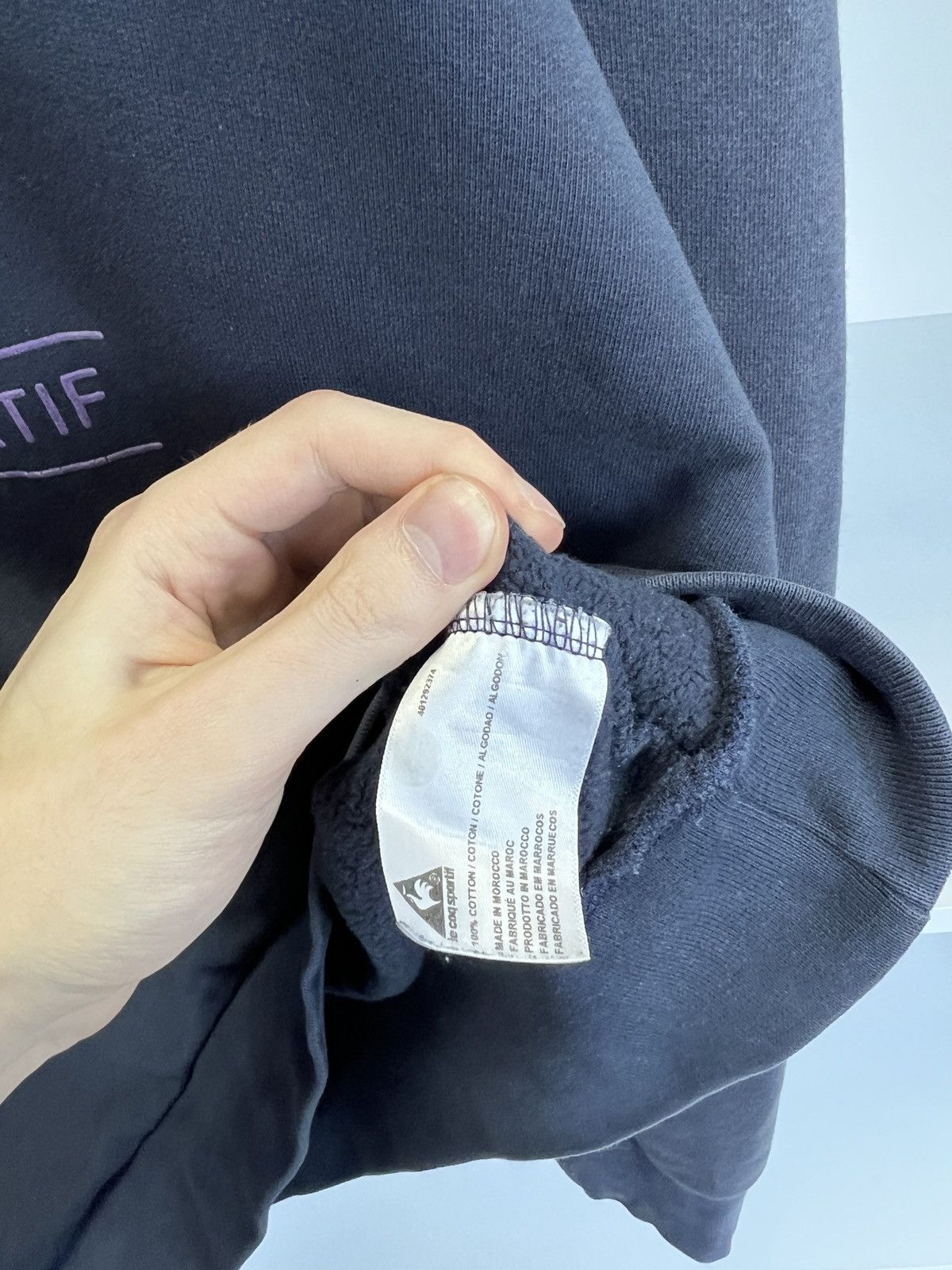 Le Coq Sportif × Vintage Vintage Le Coq Sportif Fiorentina Football Sweatshirt Size US L / EU 52-54 / 3 - 9 Thumbnail