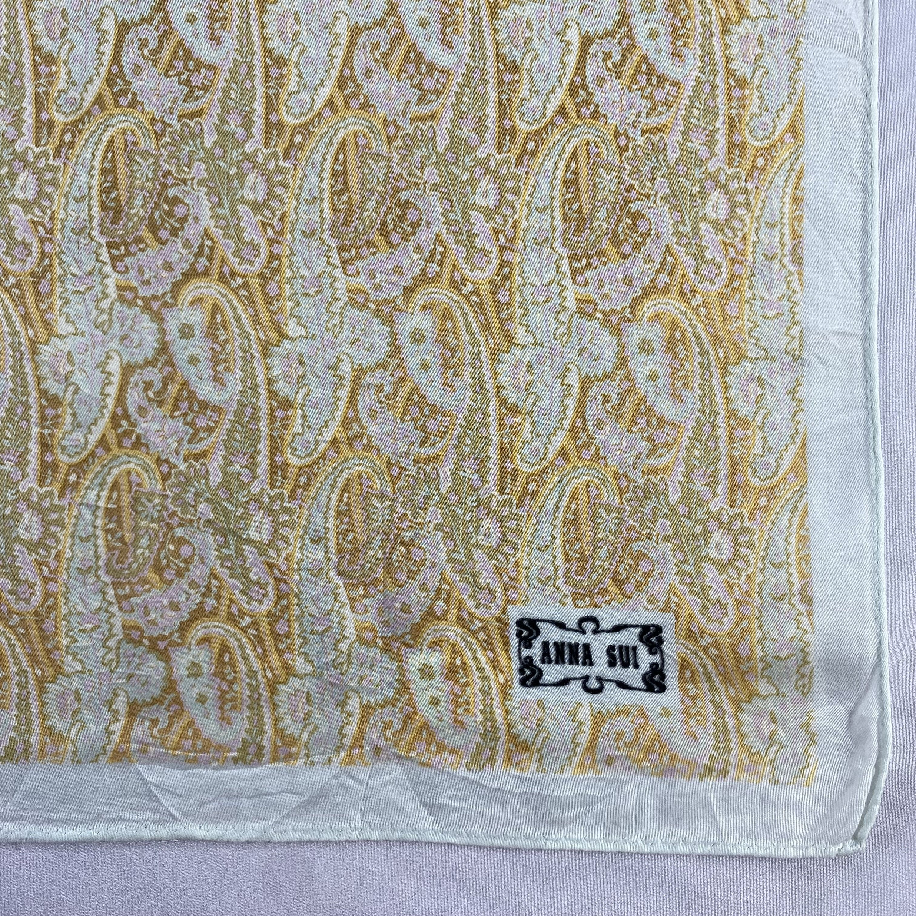 Vintage Anna Sui Bandana/ Handkerchief / Neckerchief-P1570 Size ONE SIZE - 3 Thumbnail