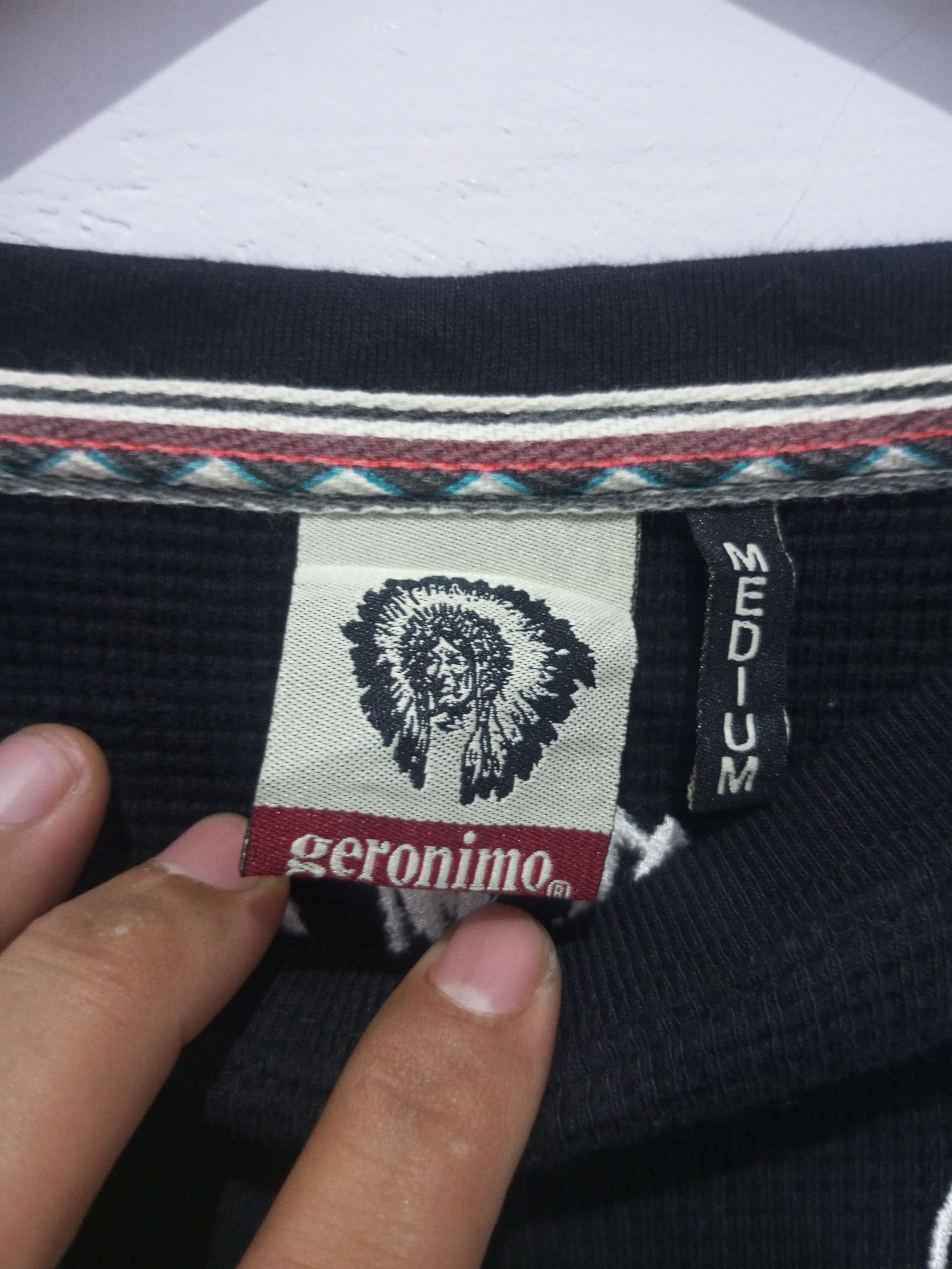 Hysteric Glamour Vintage Geronimo indian culture emboidery long sleeve tshirt Size US M / EU 48-50 / 2 - 6 Thumbnail
