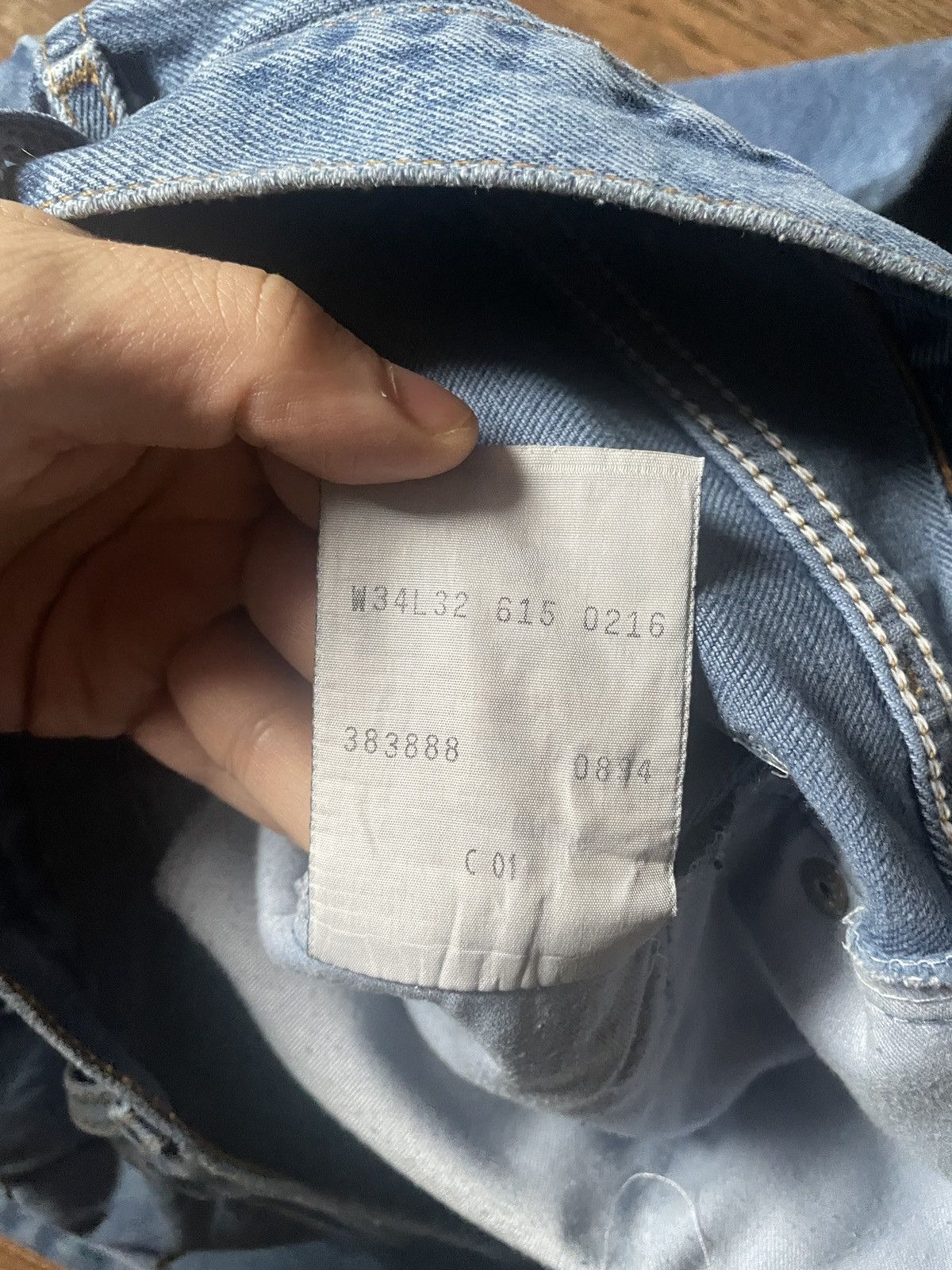 Levi's Vintage Levi’s 615 Baggy Blue Orange tab Faded Jeans Size US 34 / EU 50 - 10 Thumbnail