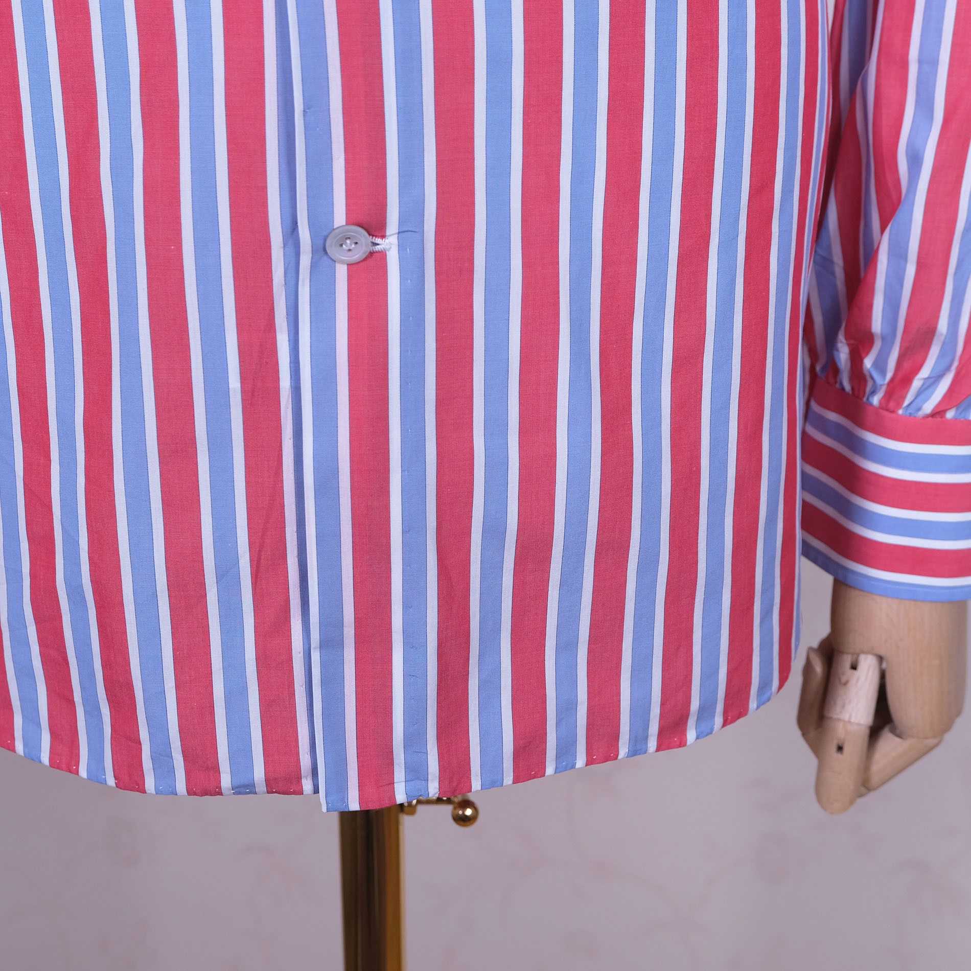 Kiton Kiton, blue-red-white shirt, size 39, hand sewn, RRP 720 e Size US S / EU 44-46 / 1 - 5 Thumbnail