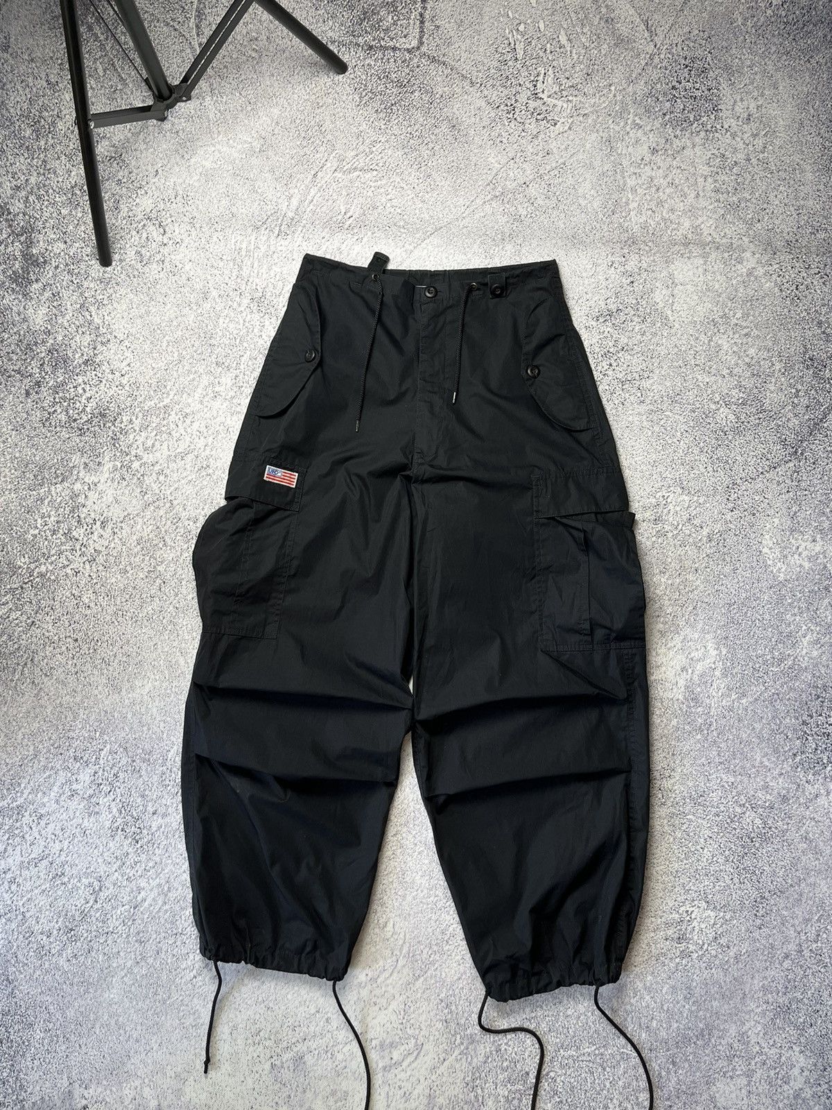 Japanese Brand (RARE) G.O.A. Parachute Flared Cargos with