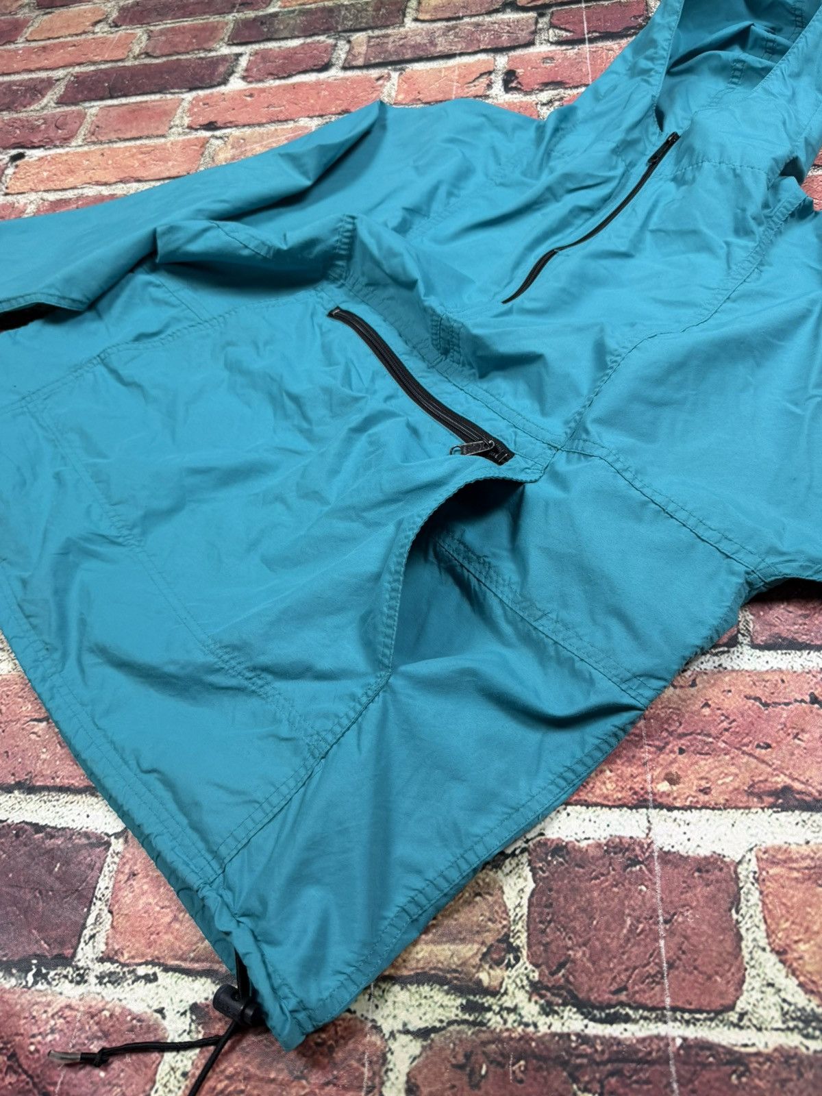 L.L. Bean Vintage 90s LL Bean Teal Nylon Anorak Windbreaker USA 2260 Size L / US 10 / IT 46 - 11 Thumbnail