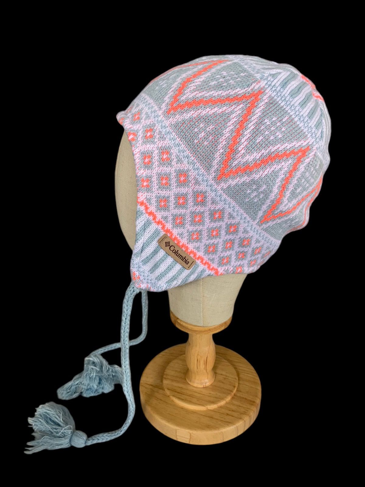 Columbia × Japanese Brand Columbia Outdoor Multicolour Rare Earflap Beanie Hats Size ONE SIZE - 1 Thumbnail