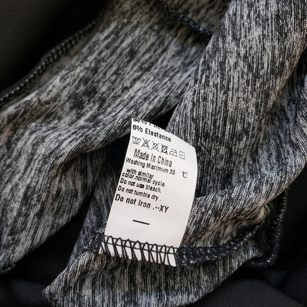 Designer Grey Black Band Athletic High Waisted Legging Size 28" / US 6 / IT 42 - 3 Thumbnail