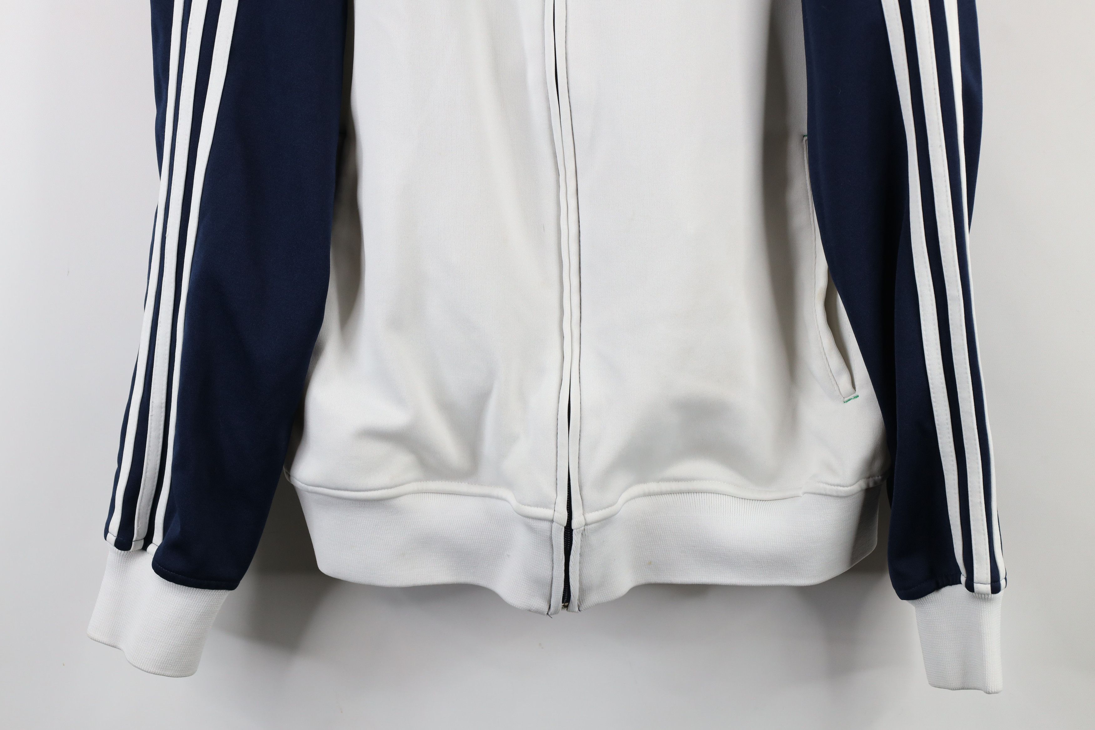 Adidas × Vintage Retro Adidas Striped Notre Dame University Track Jacket Size US L / EU 52-54 / 3 - 3 Thumbnail