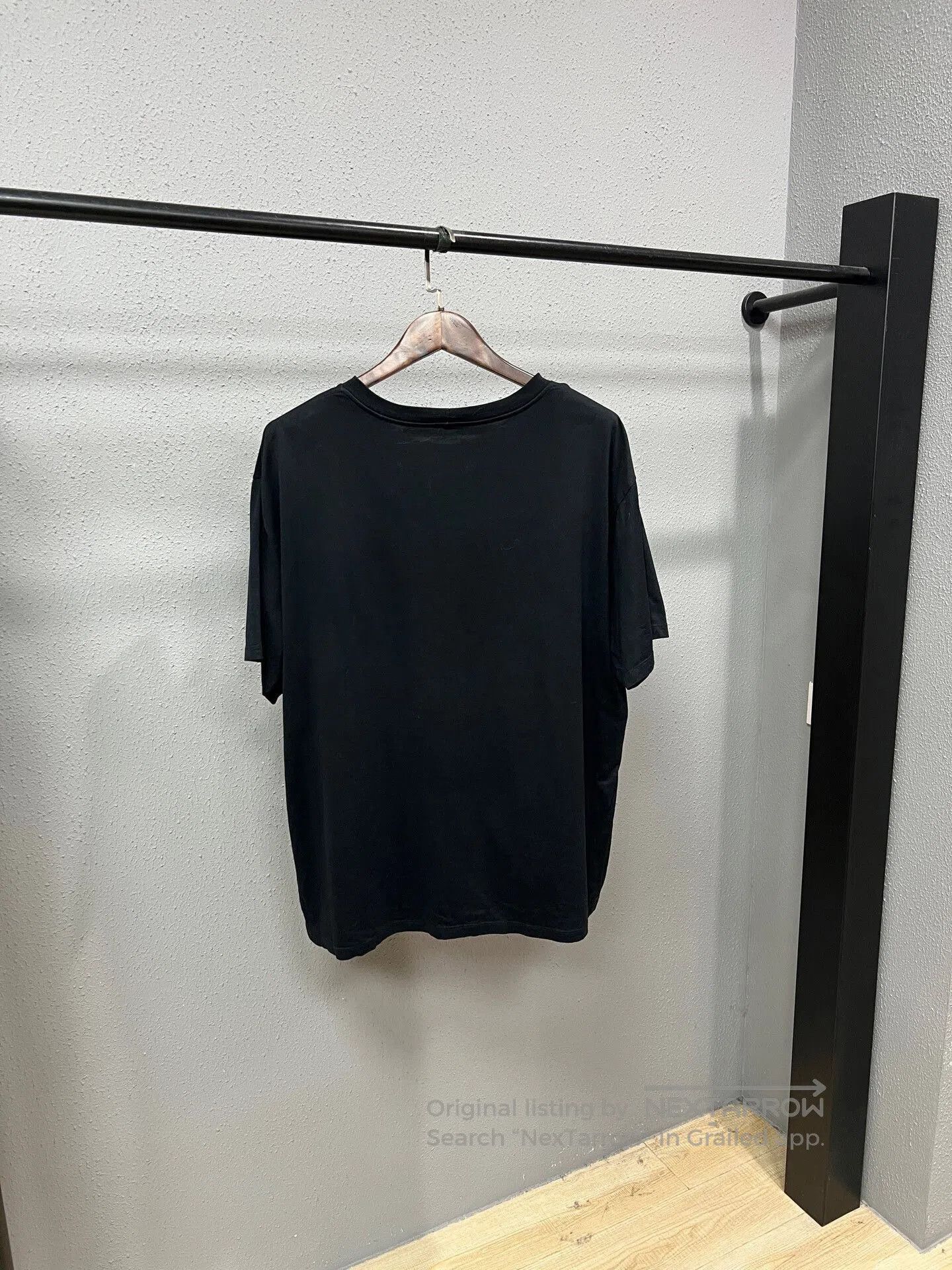 Celine celine black small logo short sleeve top. Size XXL / US 16-18 / IT 52-54 - 2 Thumbnail