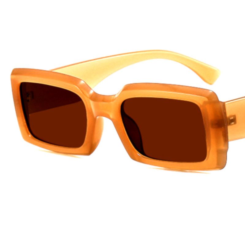 Vintage Vintage Square Candy Clear Aviation Sunglasses Hippie Rave Size ONE SIZE - 2 Thumbnail
