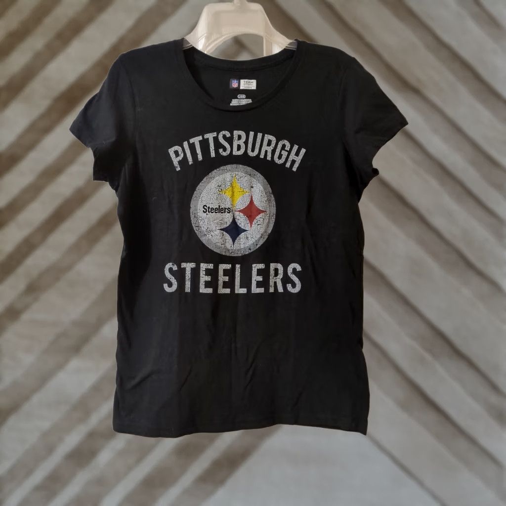 NFL VINTAGE NFL Pittsburgh Steelers 2014 Football Short Sleeve T-shirt Women's Size L Size L / US 10 / IT 46 - 1 Thumbnail