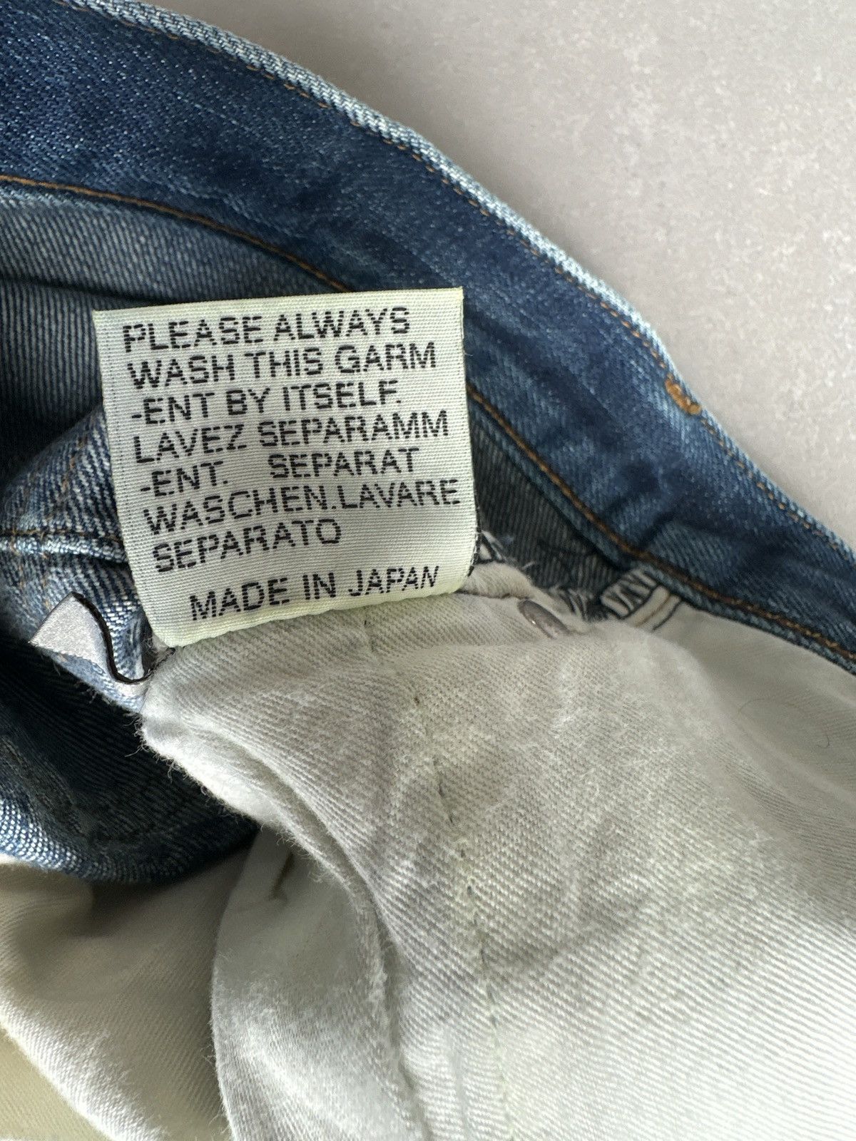 Dior × Hedi Slimane Dior Homme AW03 “LUSTER” MIJ Washed Denim Size US 30 / EU 46 - 11 Thumbnail