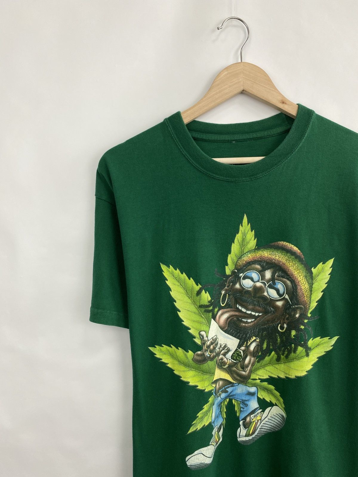 4GSELLER Vintage 90s Amsterdam Marijuana Cannabis t-shirt Size US M / EU 48-50 / 2 - 2 Thumbnail