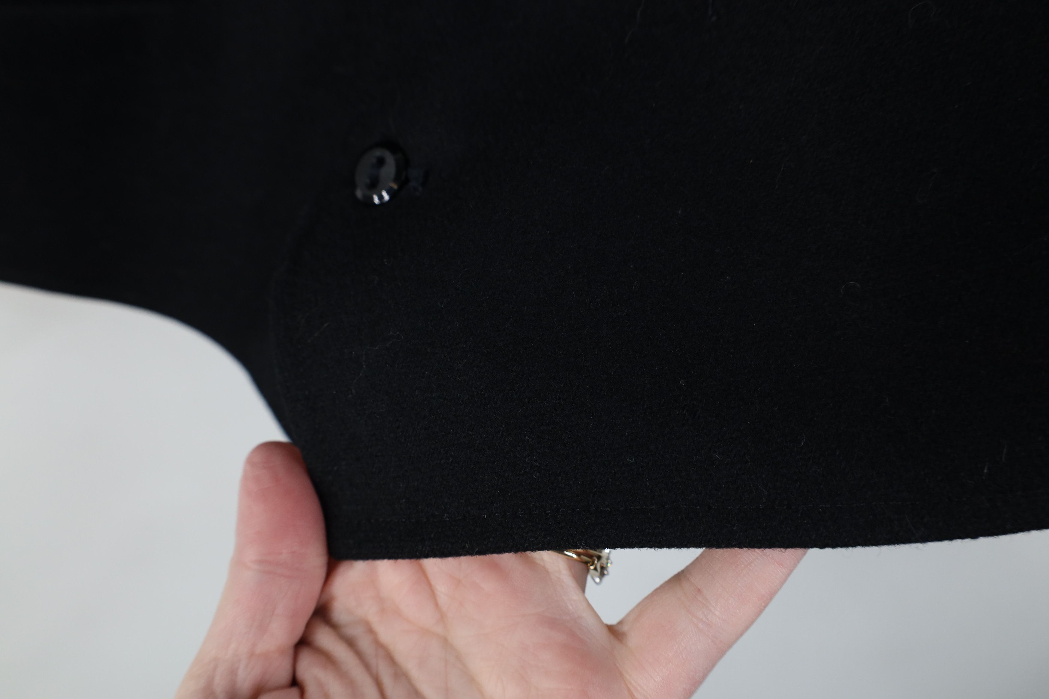 Vintage Vintage 50s Streetwear Blank Wool Suit Vest Jacket Black USA Size US M / EU 48-50 / 2 - 4 Thumbnail