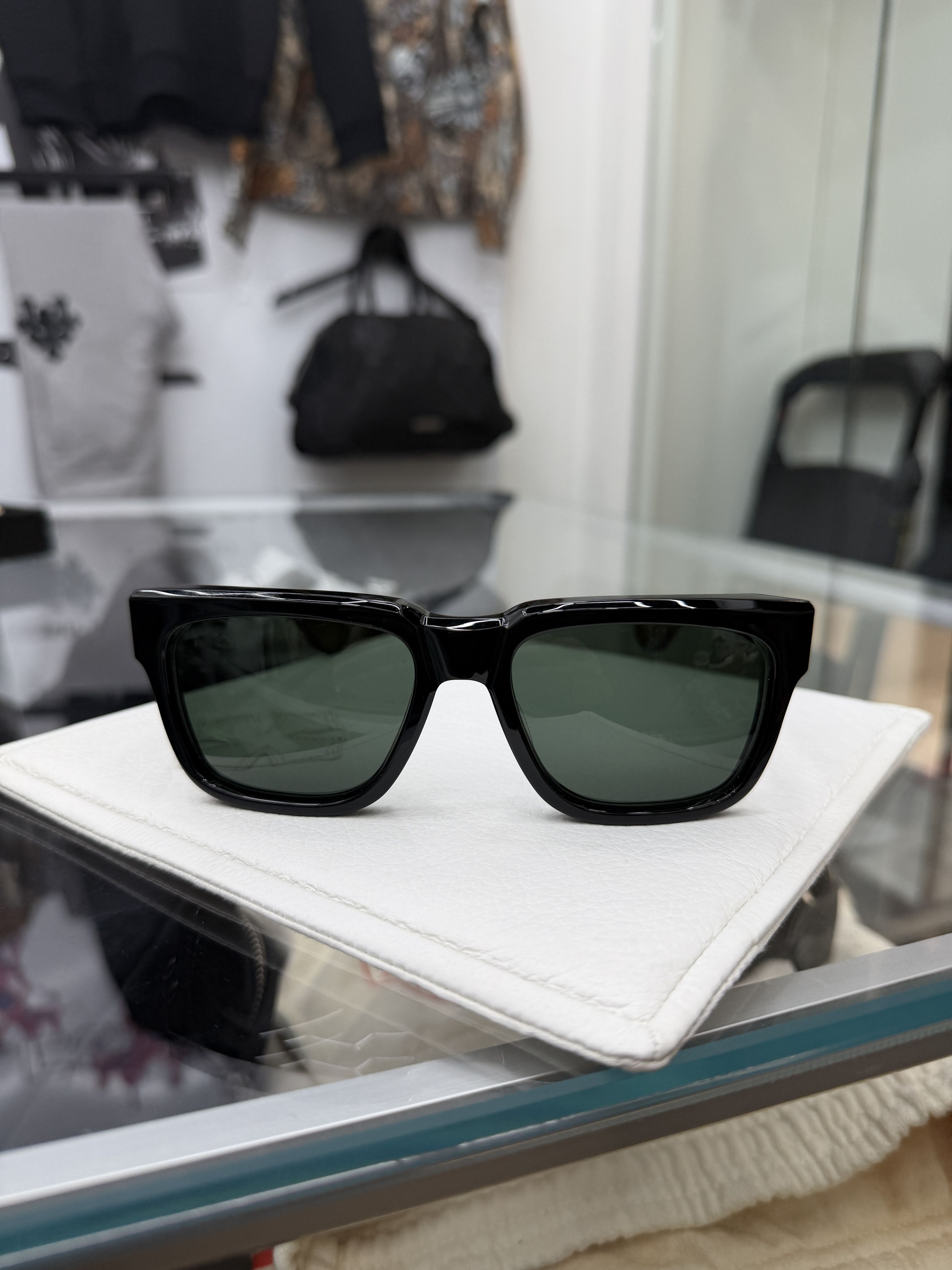 Chrome Hearts Chrome Hearts Box Officer Sunglasses Black/Gold Size ONE SIZE - 2 Thumbnail