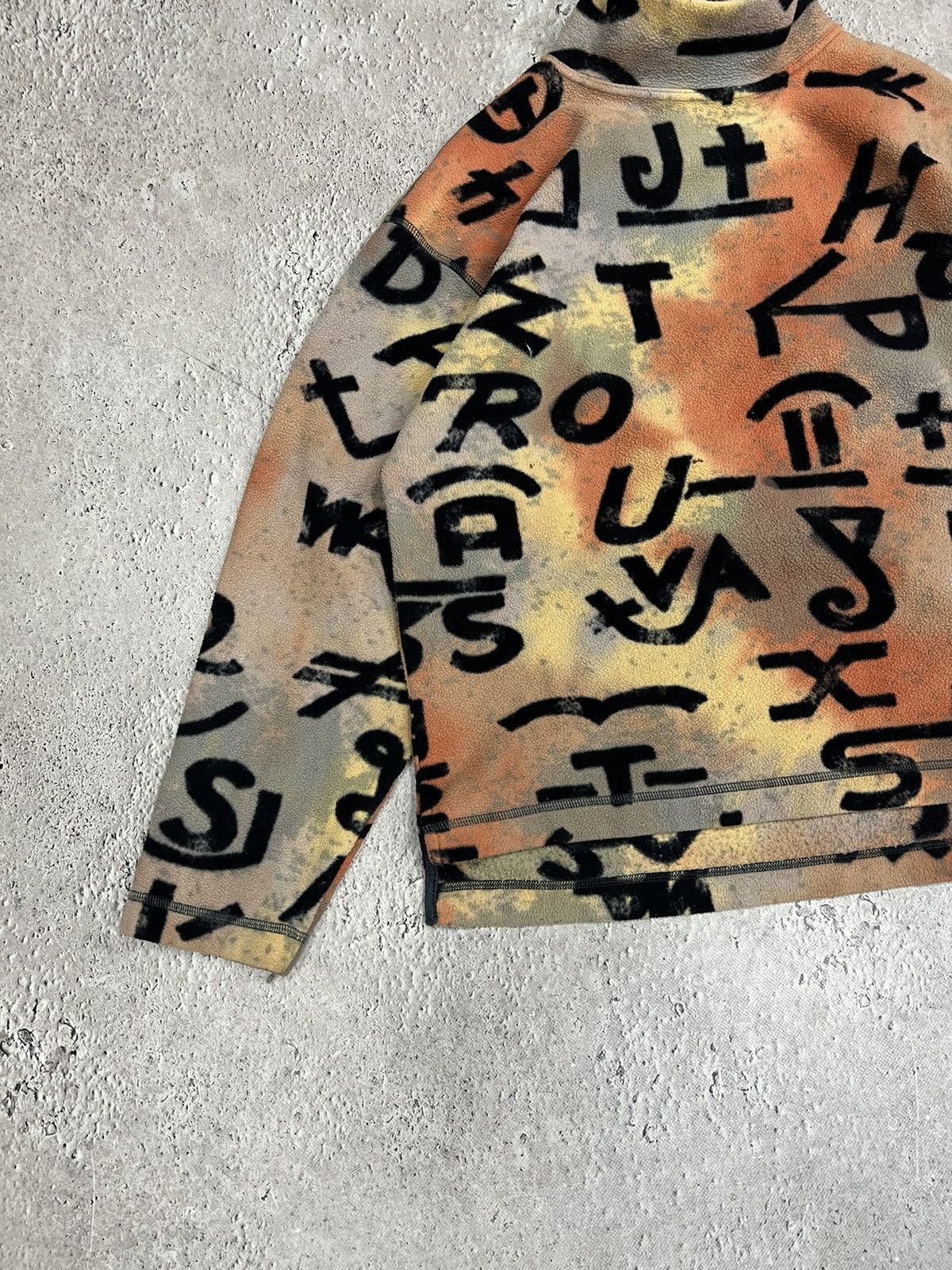 Patagonia × Vintage Very Rare like Patagonia Aztec Synchilla Fleece Jacket Size US L / EU 52-54 / 3 - 3 Thumbnail