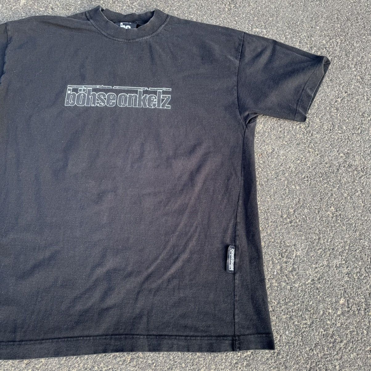Band Tees 90s BohseOnkelz Vintage Washed Faded Printed Black Metal Tee Size US L / EU 52-54 / 3 - 5 Thumbnail