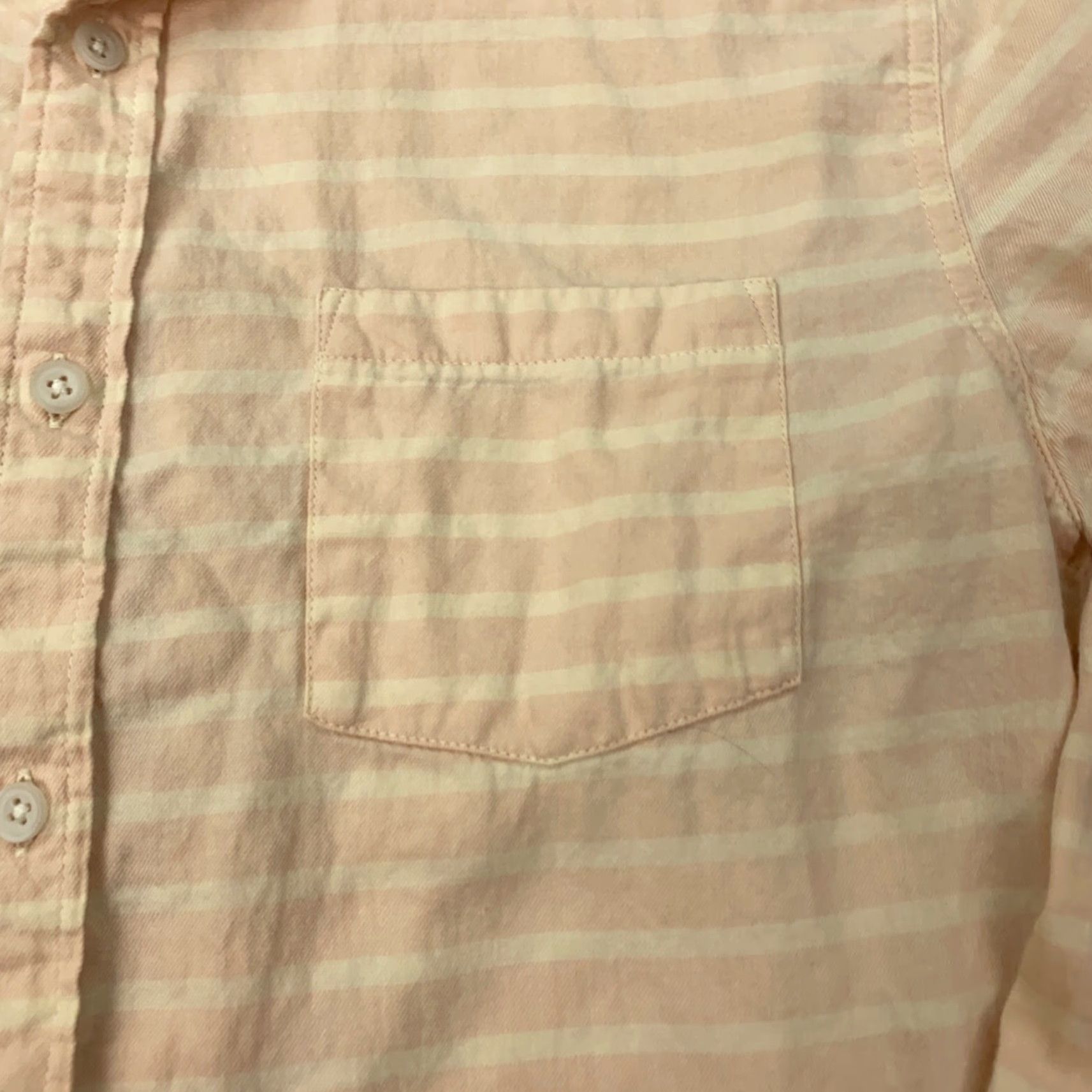Marine Layer Marine Layer Shirt Long Sleeve Button-Up Pocket Pink/White Striped Adult M Mens Sh irt Pink Striped Beach Classic 90s Contemporary? Size US M / EU 48-50 / 2 - 4 Thumbnail