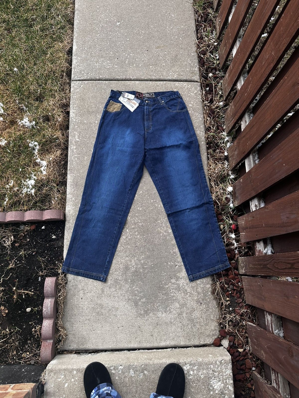 JNCO × Southpole × Vintage DEADSTOCK y2k vintage Jordin Sportswear baggy jeans Size US 36 / EU 52 - 4 Thumbnail