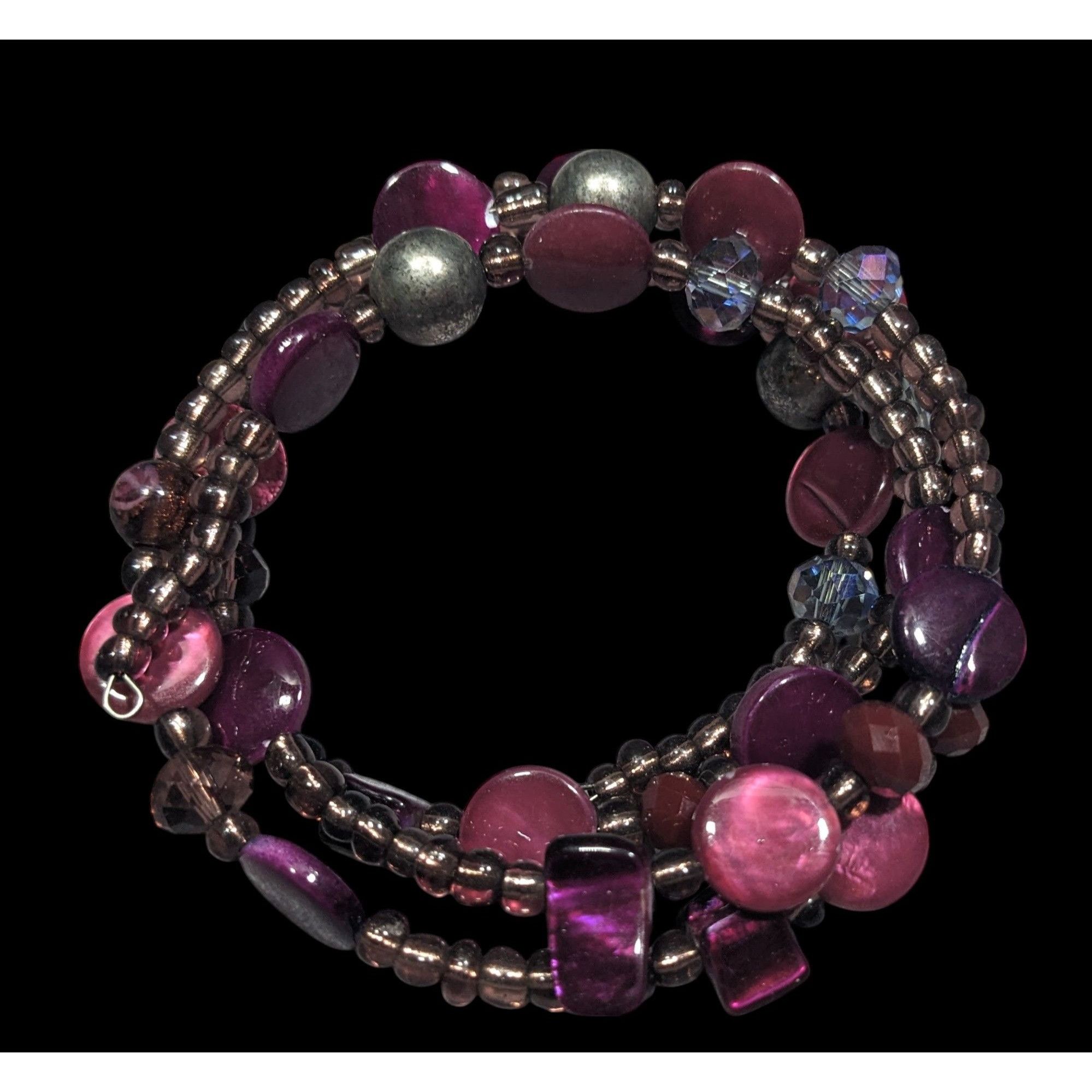Other Whimsical Mermaidcore Purple And Silver Tone Shell And Glass Size ONE SIZE - 2 Thumbnail